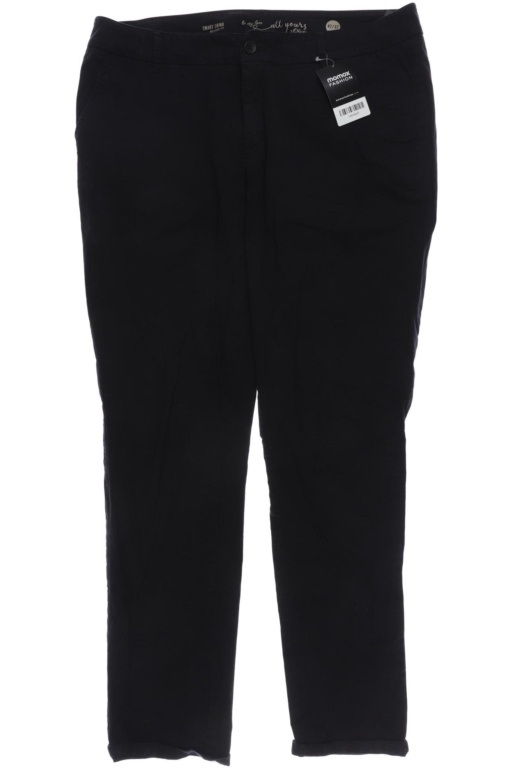 

s.Oliver Damen Stoffhose, schwarz, Gr. 42