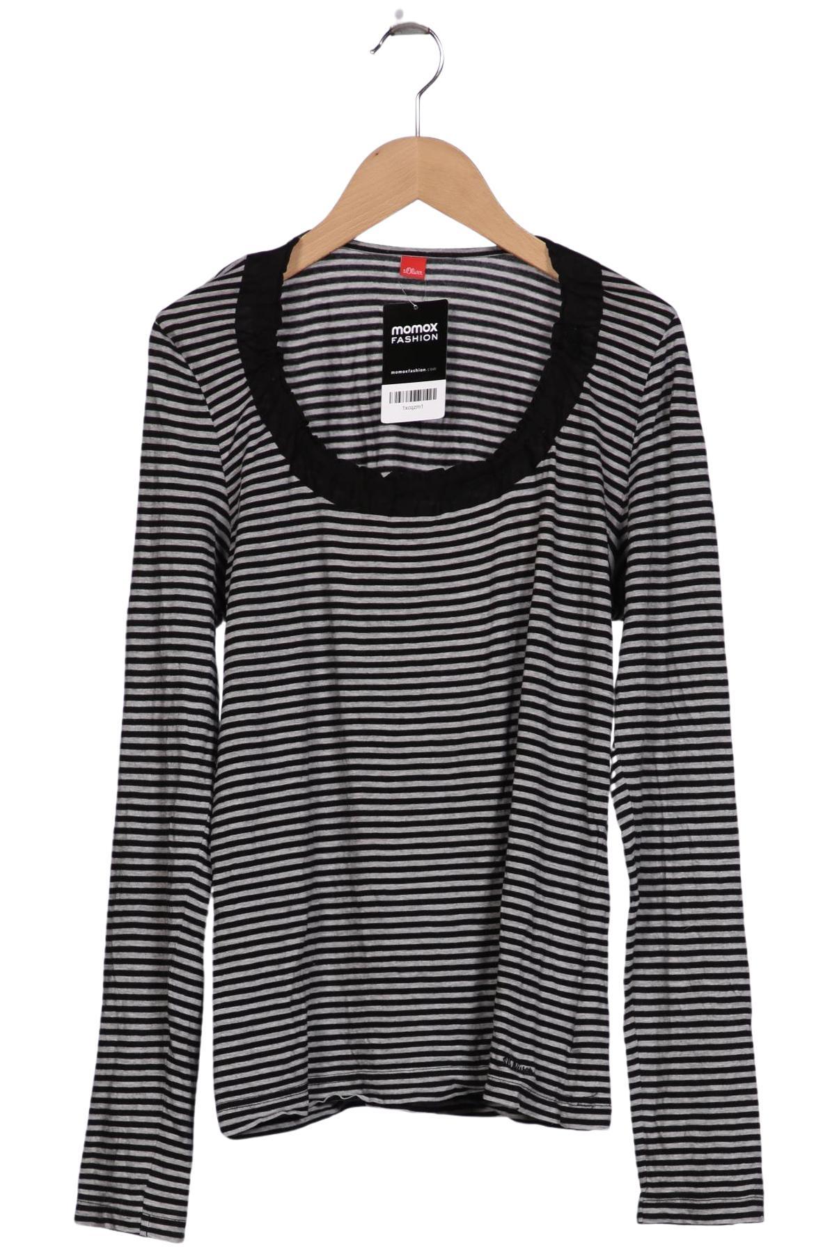 

s.Oliver Damen Langarmshirt, mehrfarbig, Gr. 40