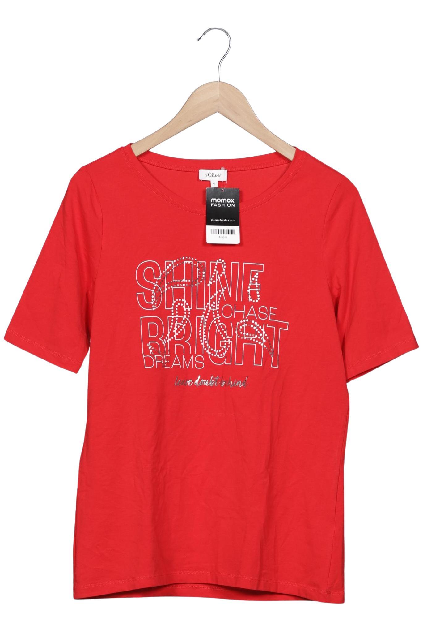 

s.Oliver Damen T-Shirt, rot, Gr. 42