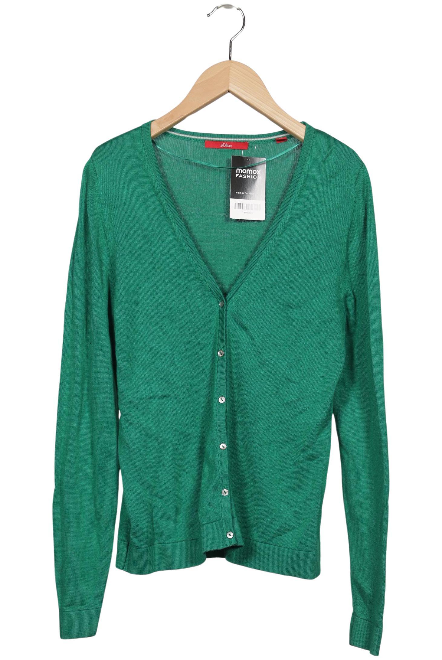 

s.Oliver Damen Strickjacke, grün, Gr. 36