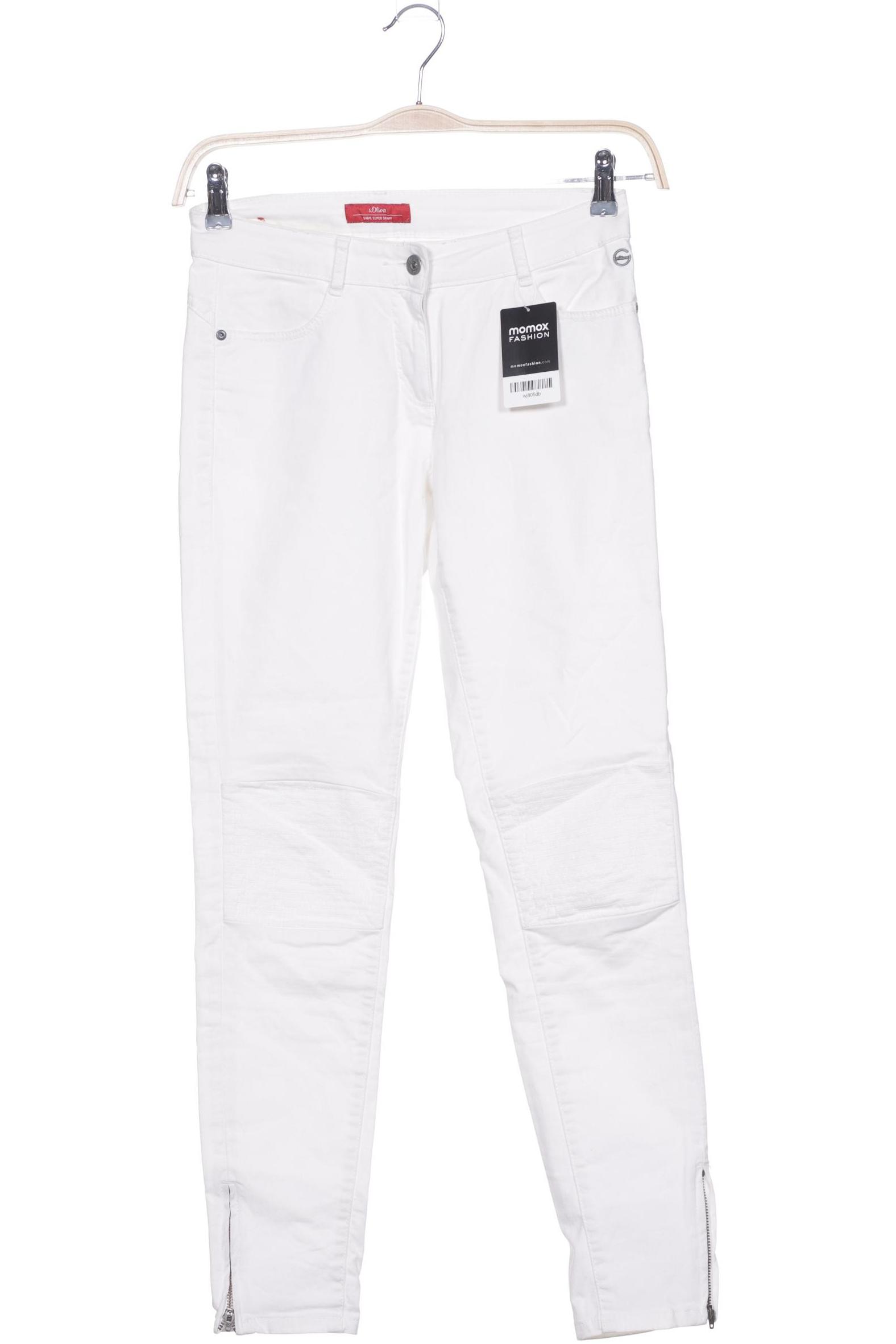 

s.Oliver Damen Jeans, weiß, Gr. 28