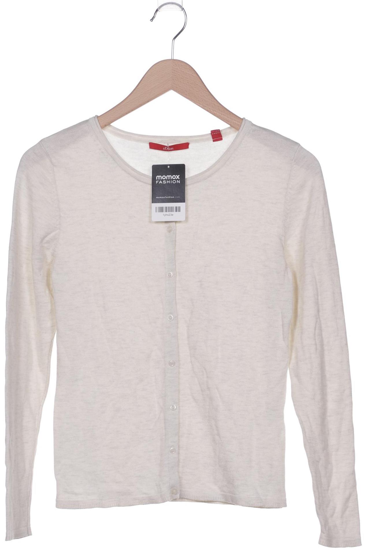 

s.Oliver Damen Strickjacke, beige, Gr. 36