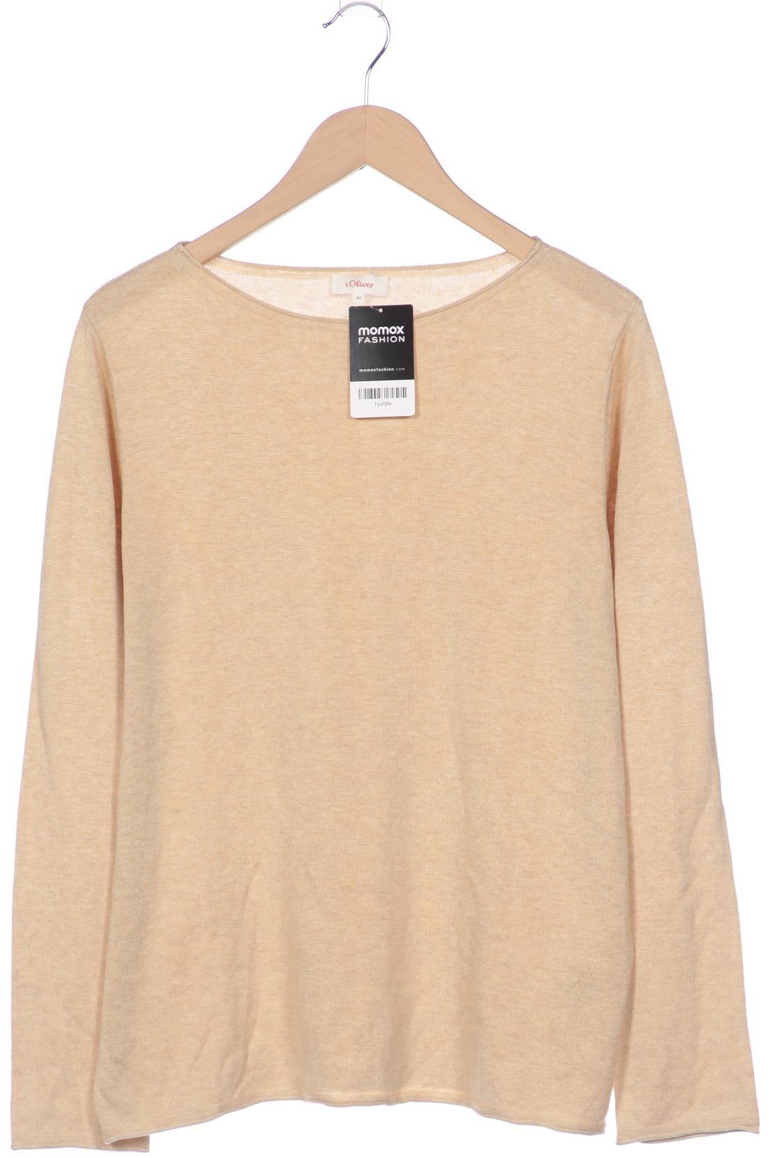 

s.Oliver Damen Pullover, beige, Gr. 42
