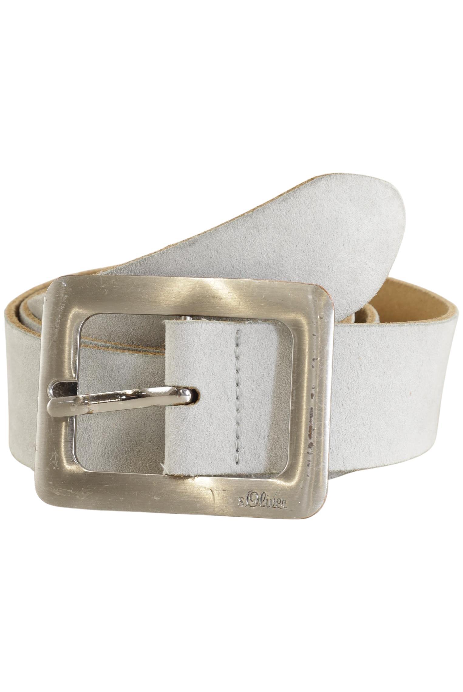 

s.Oliver Damen Gürtel, grau, Gr. 90