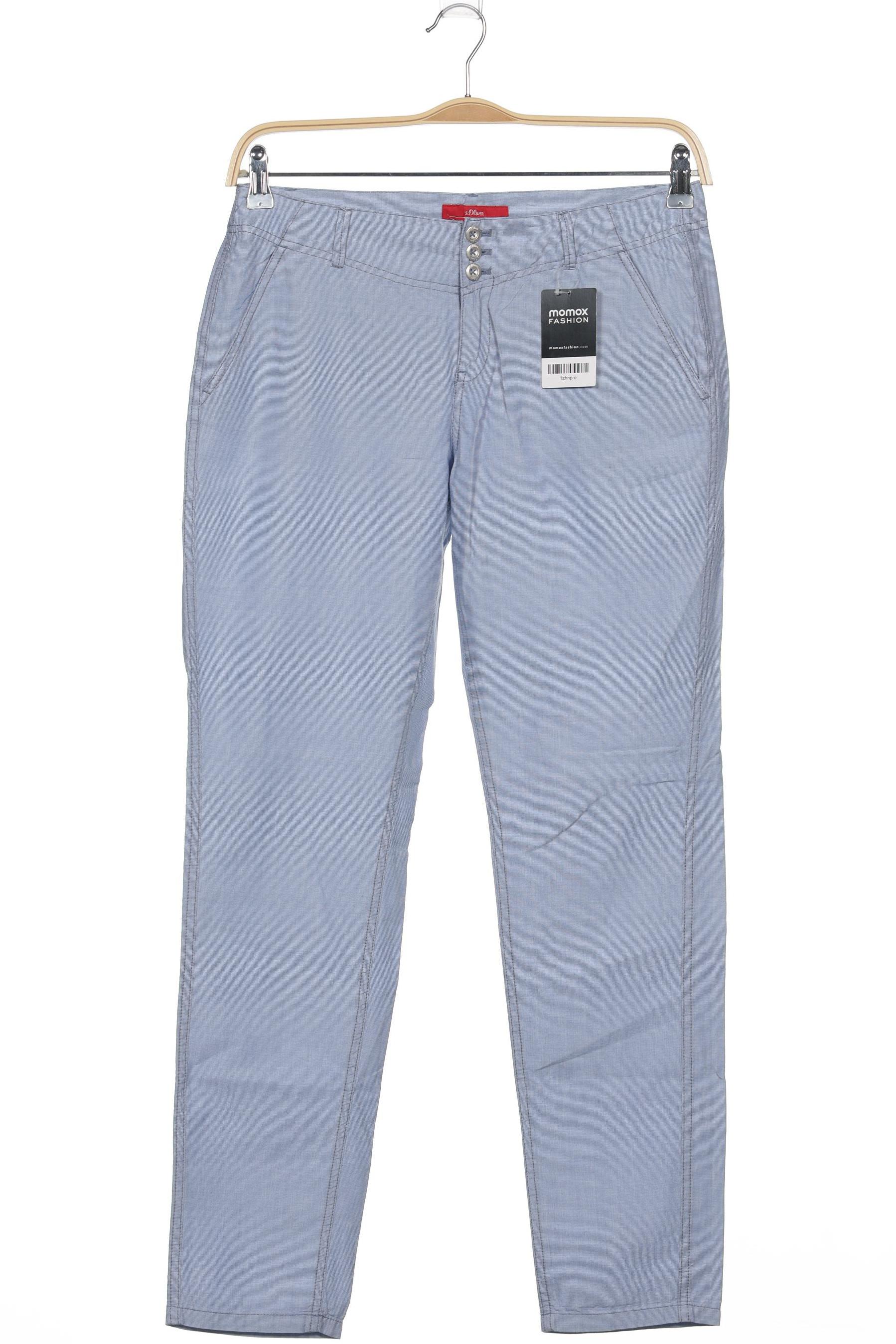 

s.Oliver Damen Stoffhose, blau, Gr. 36