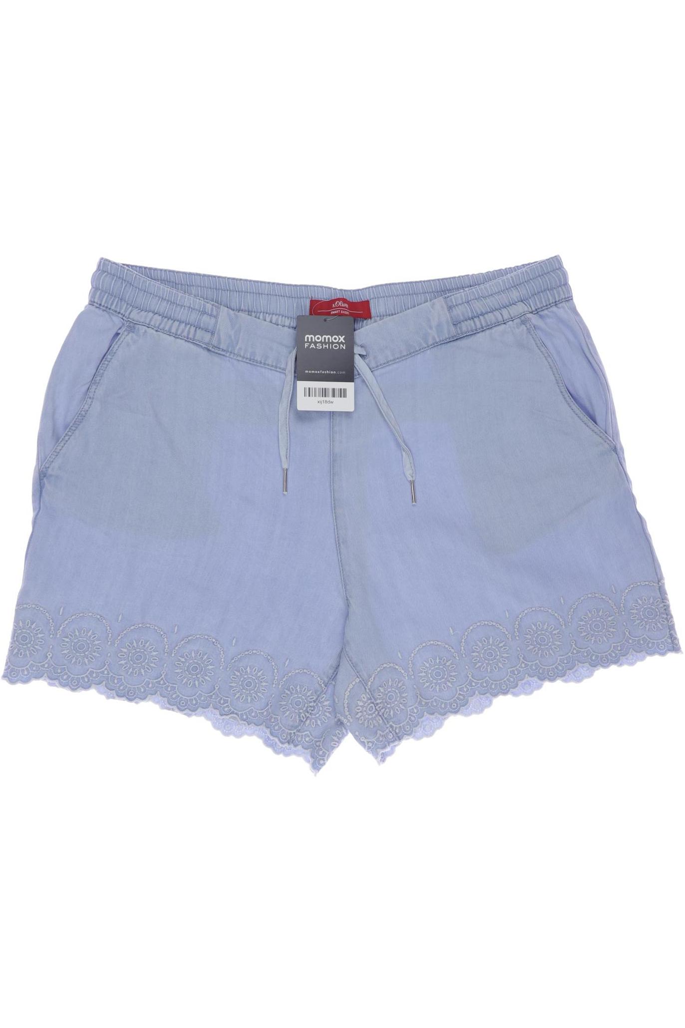 

s.Oliver Damen Shorts, hellblau, Gr. 34