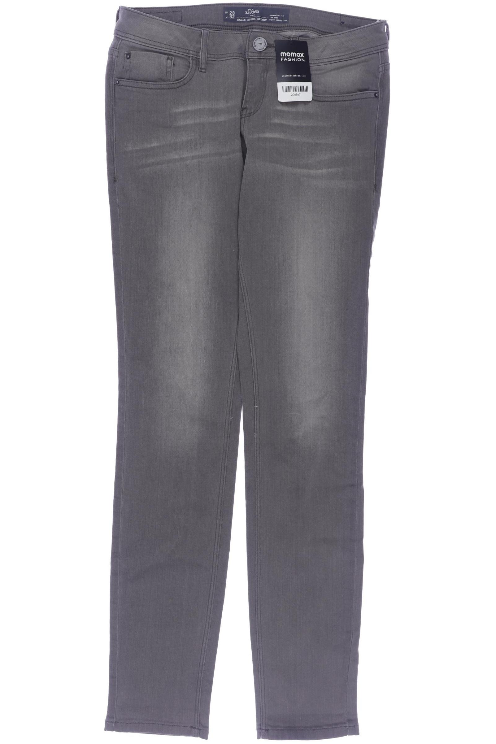 

s.Oliver Damen Jeans, grau, Gr. 28