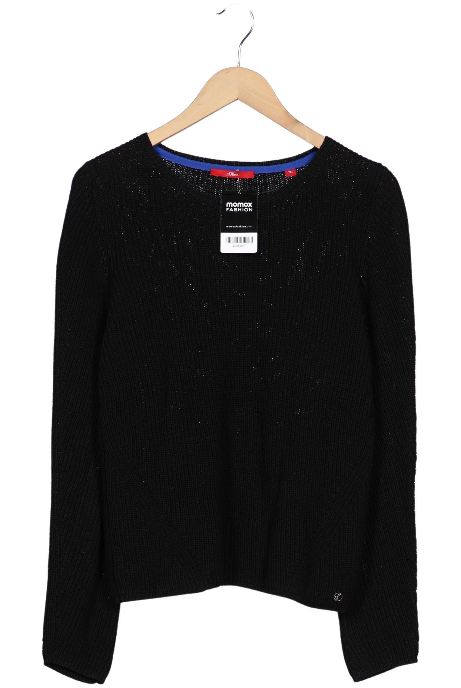 

s.Oliver Damen Pullover, schwarz, Gr. 36