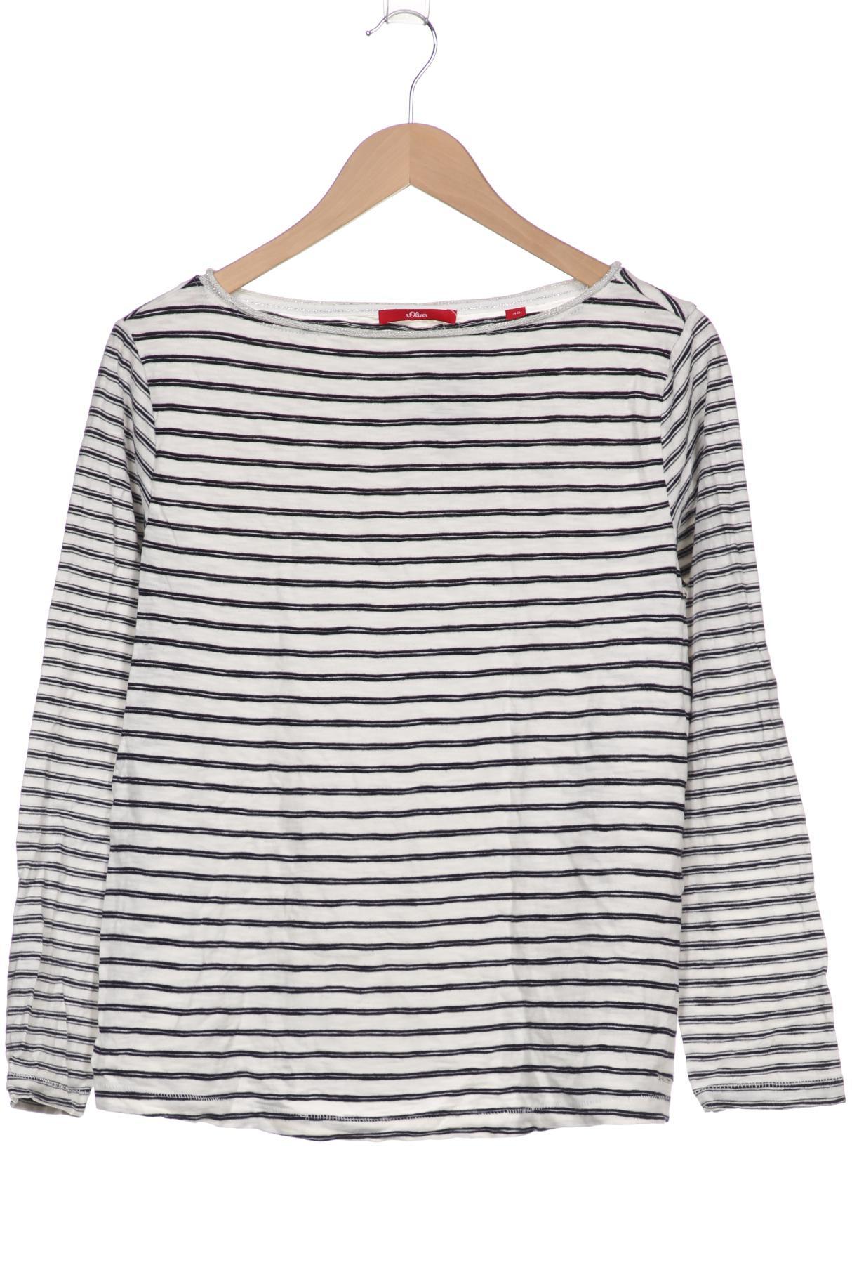 

s.Oliver Damen Langarmshirt, weiß