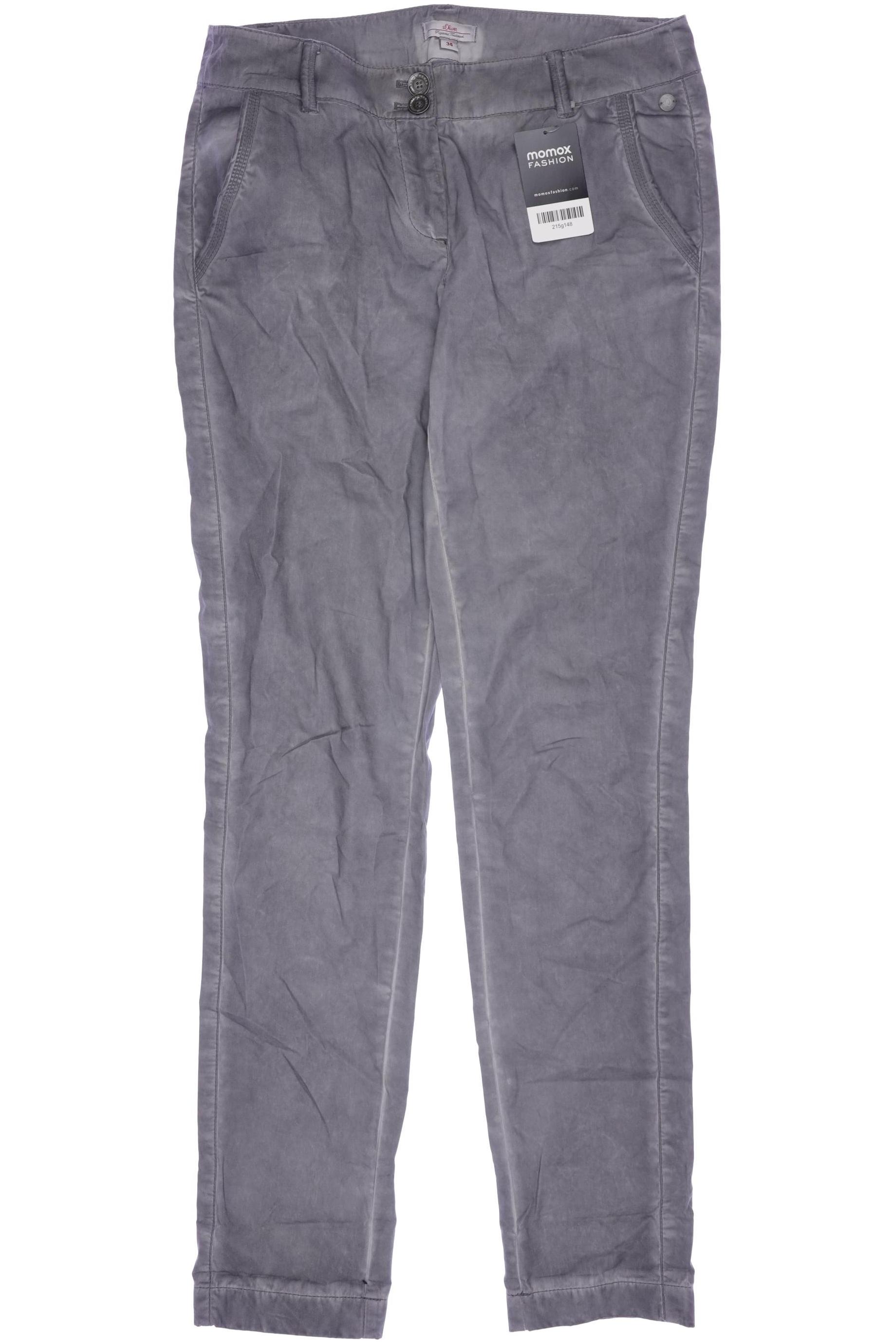 

s.Oliver Damen Stoffhose, grau, Gr. 34