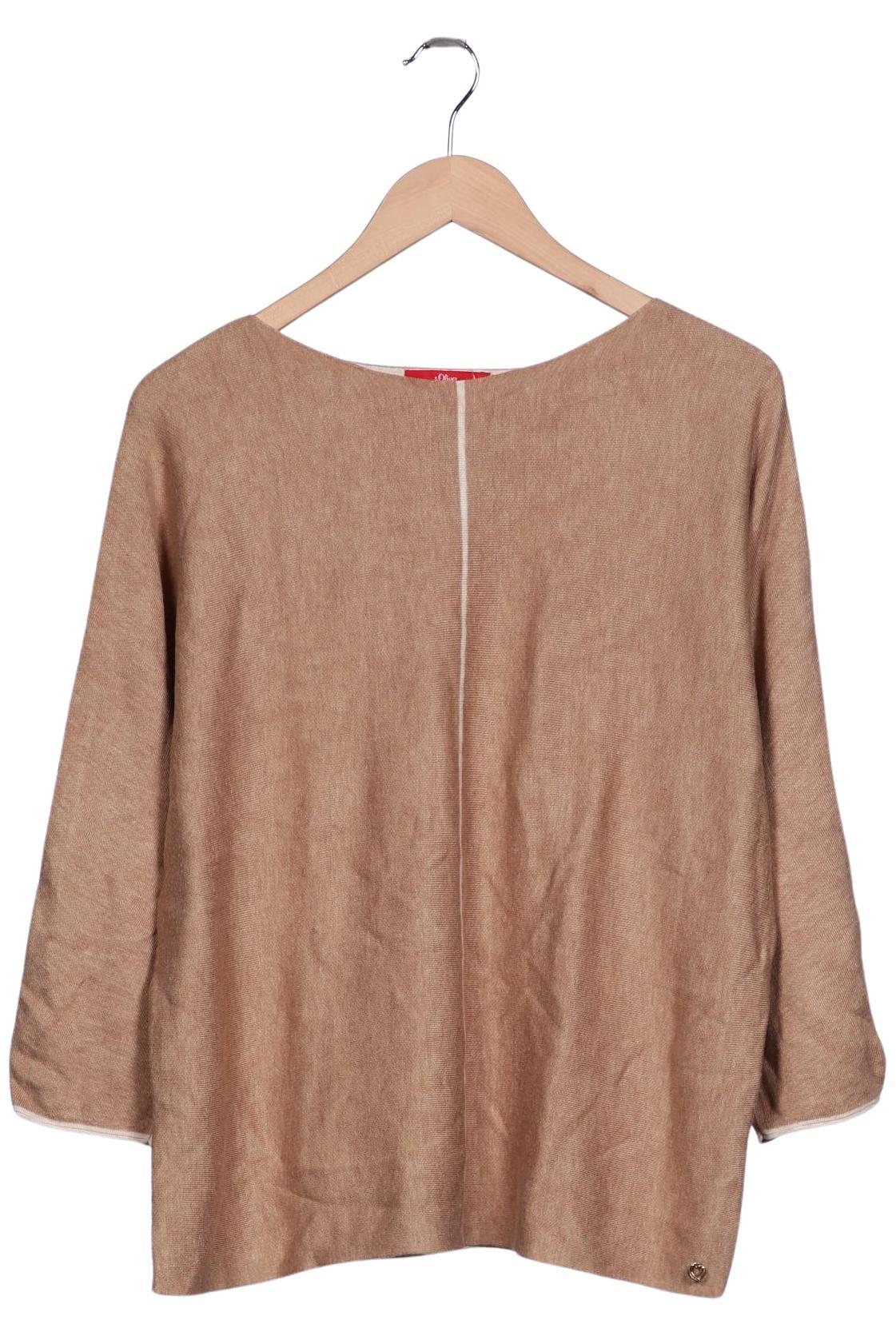 

s.Oliver Damen Pullover, beige, Gr. 42