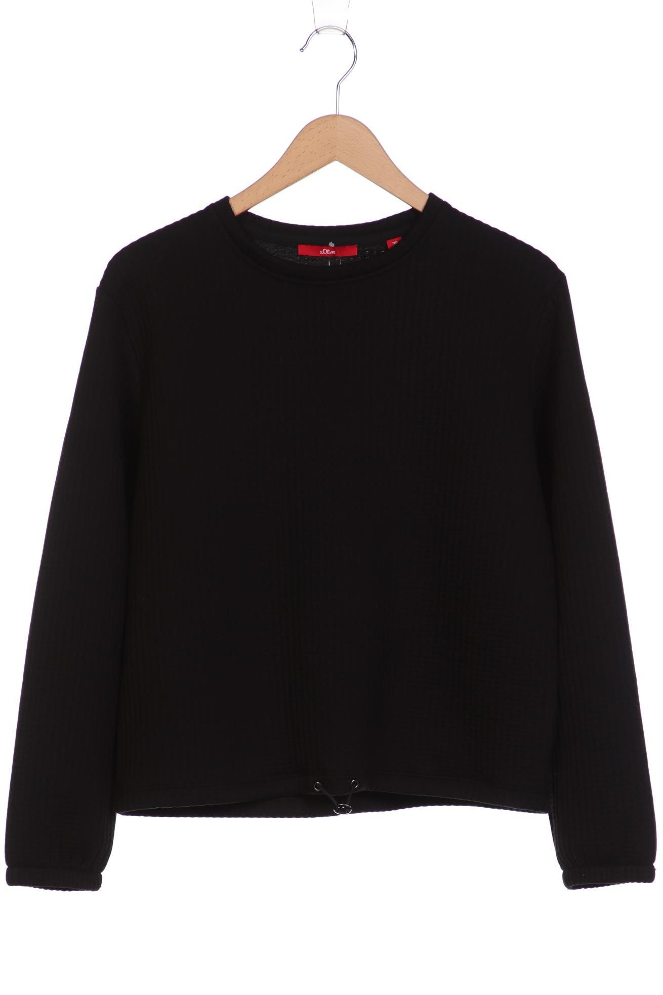 

s.Oliver Damen Sweatshirt, schwarz