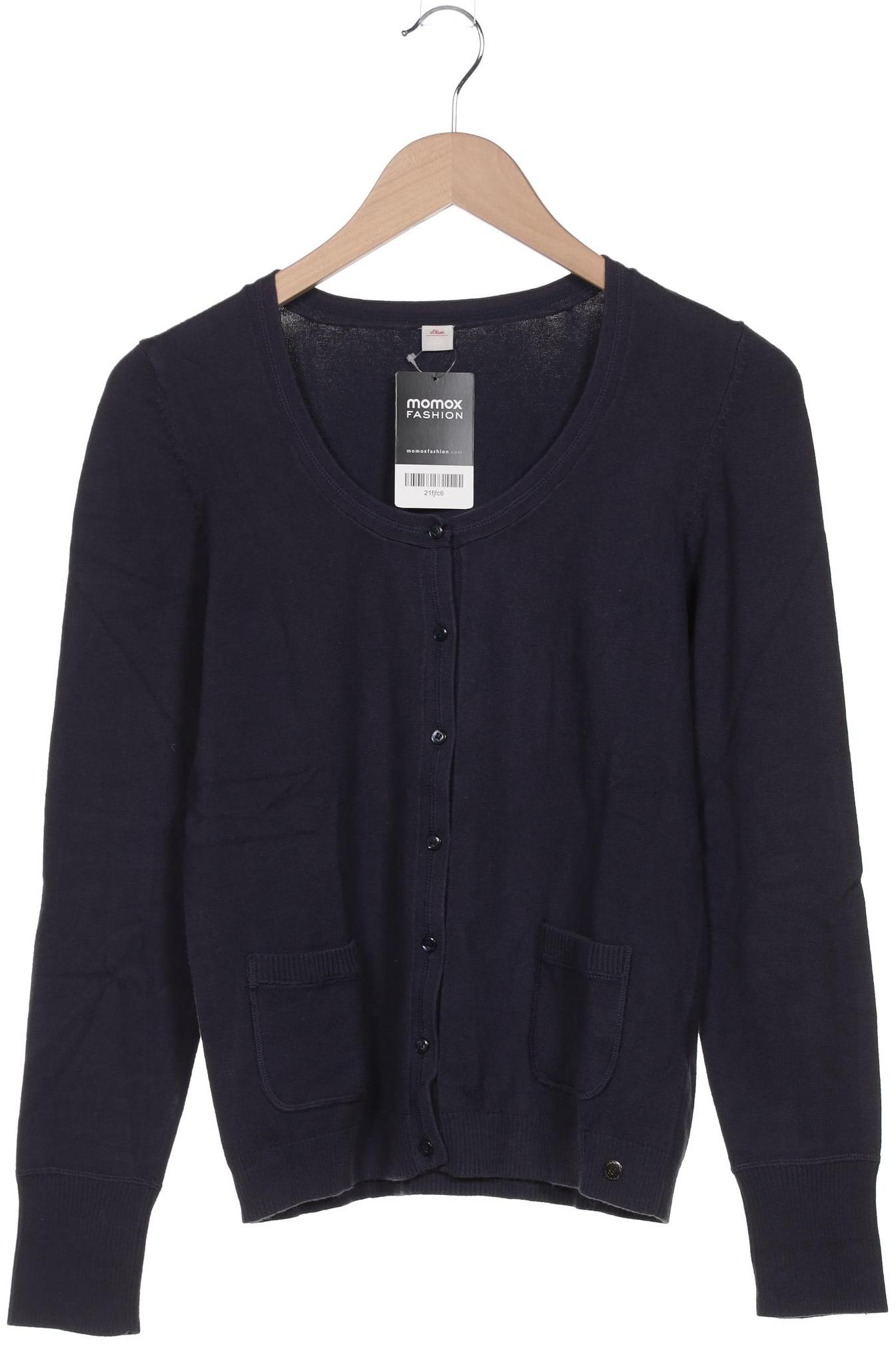 

s.Oliver Damen Strickjacke, marineblau, Gr. 38