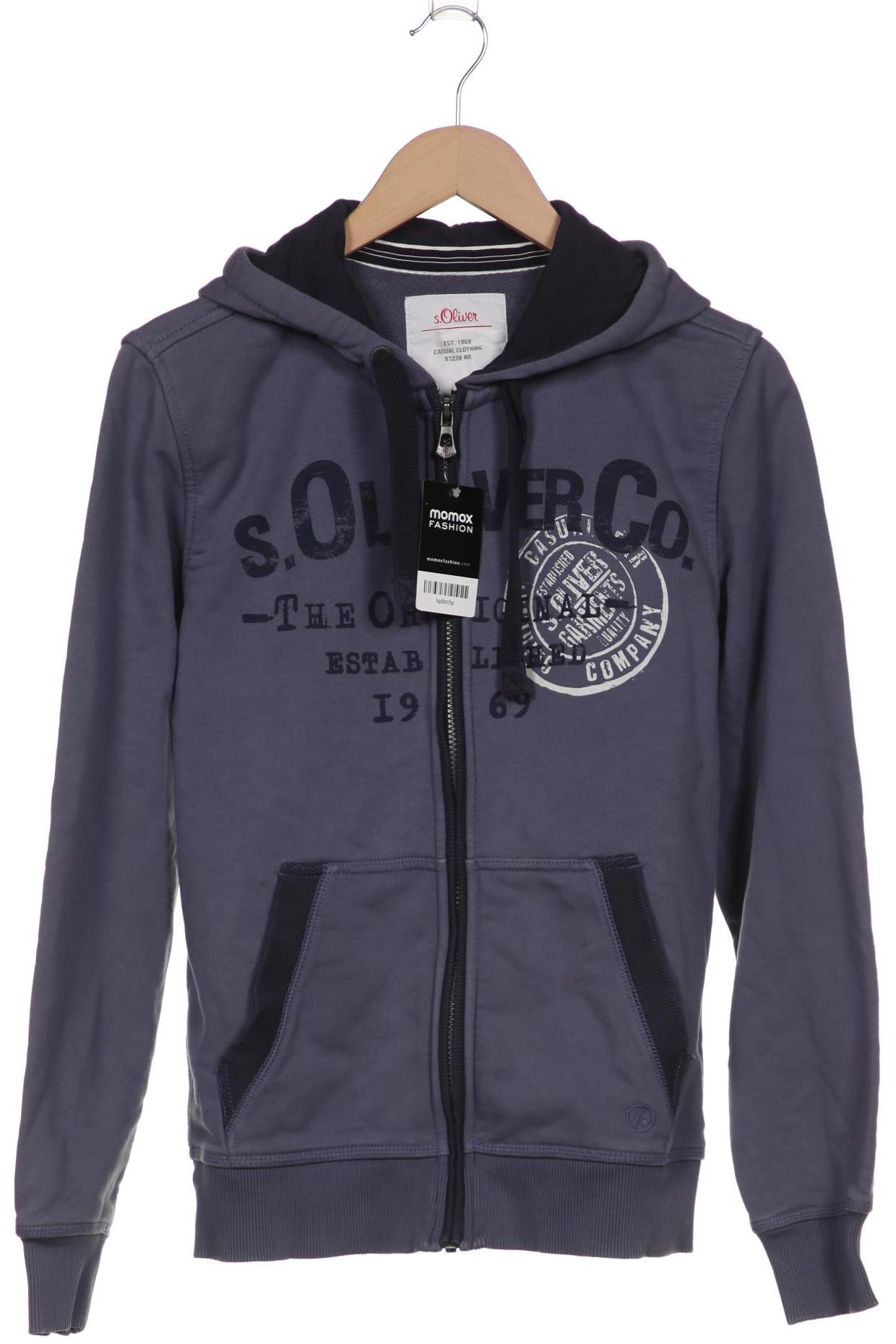

s.Oliver Damen Kapuzenpullover, blau, Gr. 38