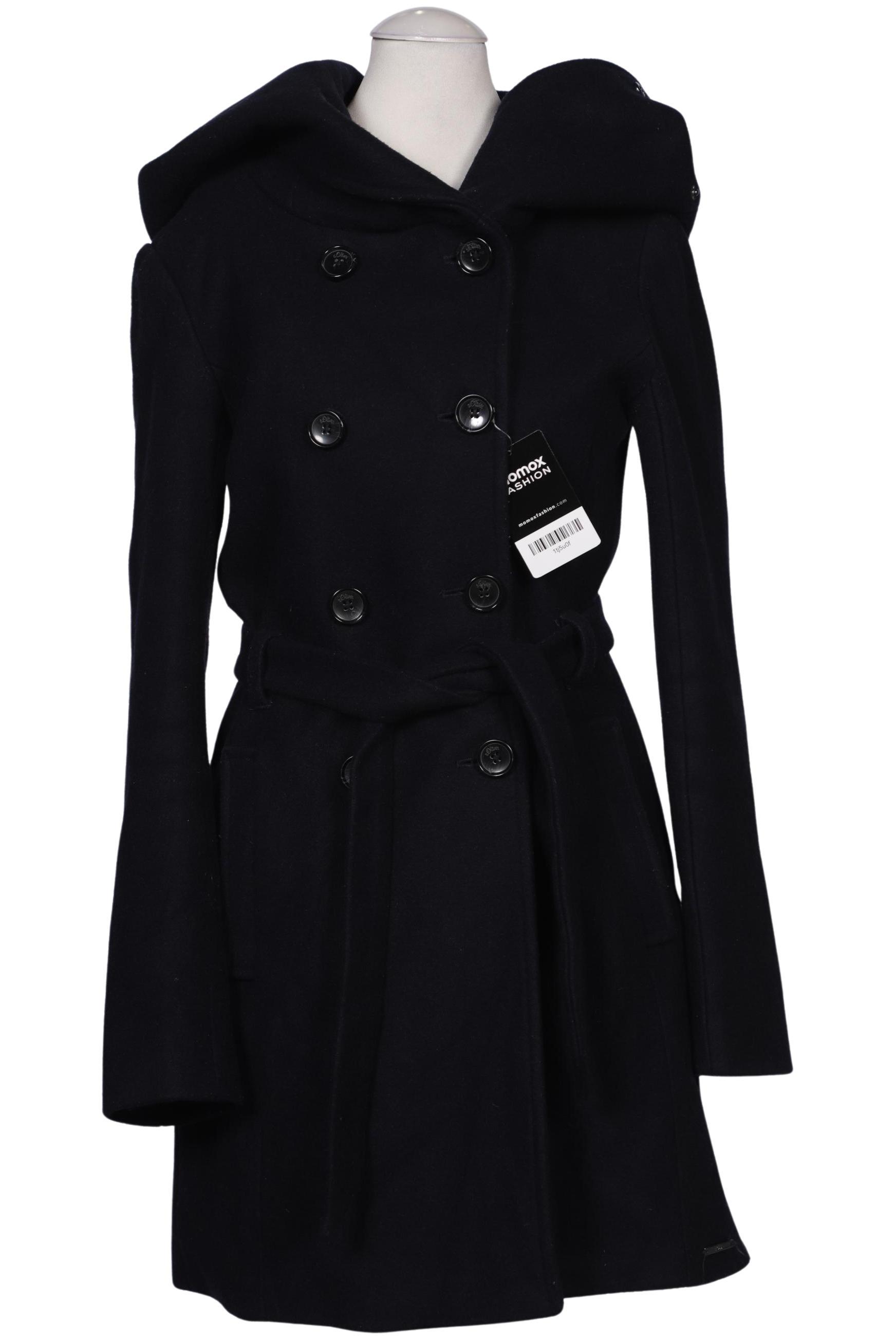 

s.Oliver Damen Mantel, marineblau, Gr. 34