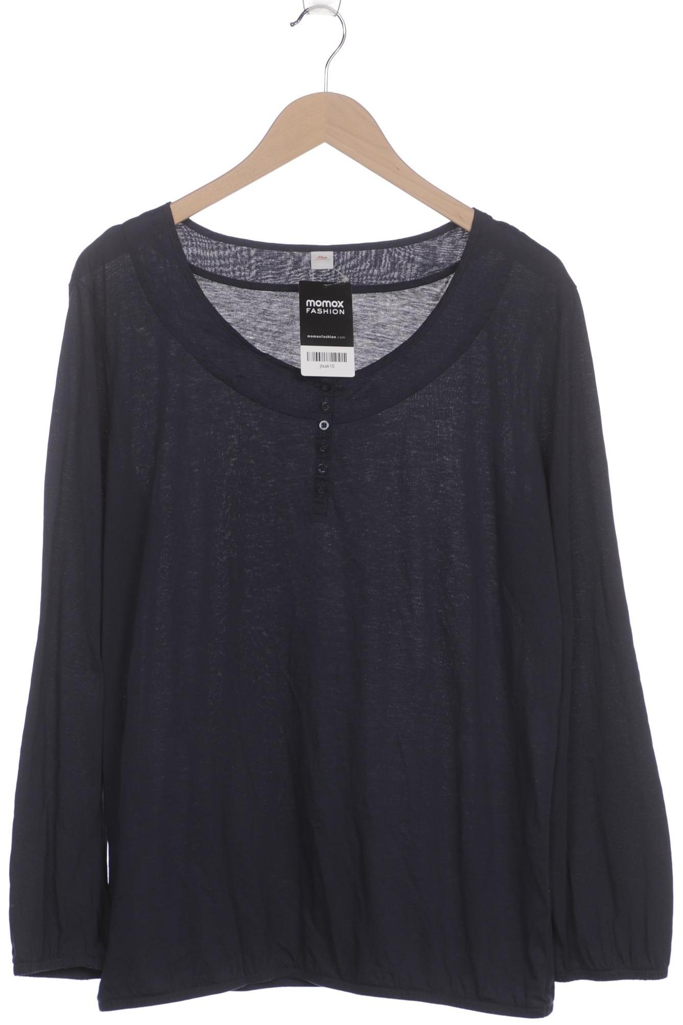 

s.Oliver Damen Langarmshirt, marineblau, Gr. 44