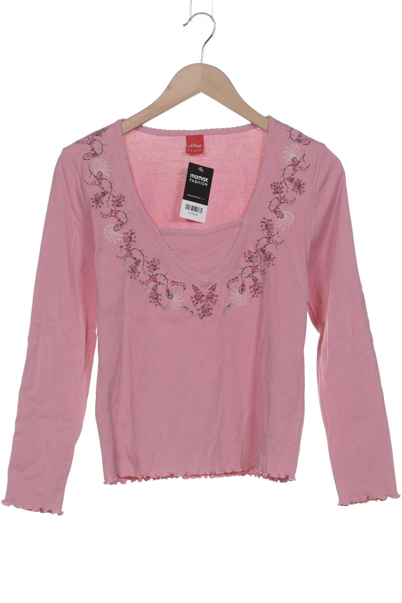

s.Oliver Damen Langarmshirt, pink, Gr. 40