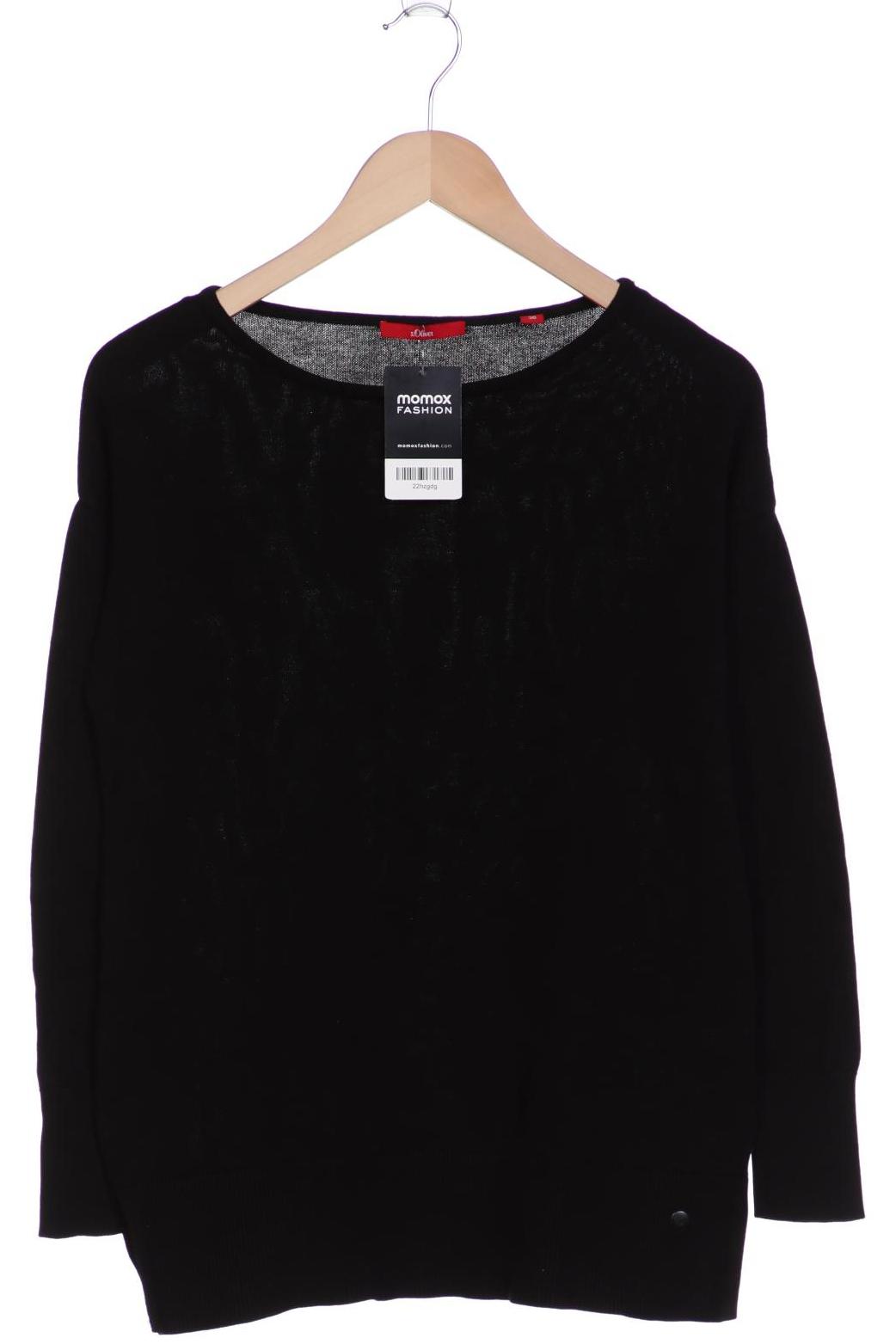 

s.Oliver Damen Pullover, schwarz