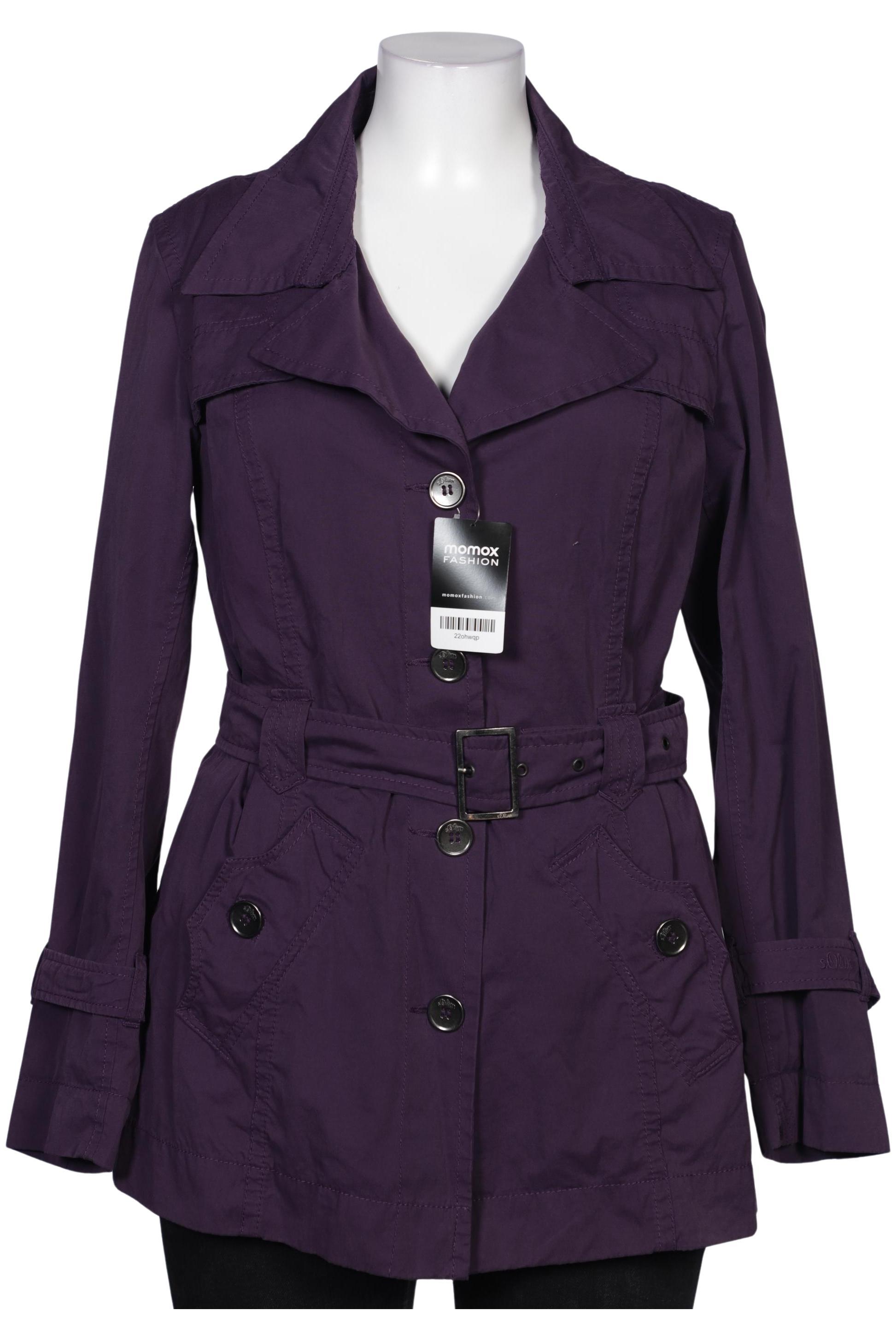 

s.Oliver Damen Mantel, flieder, Gr. 42