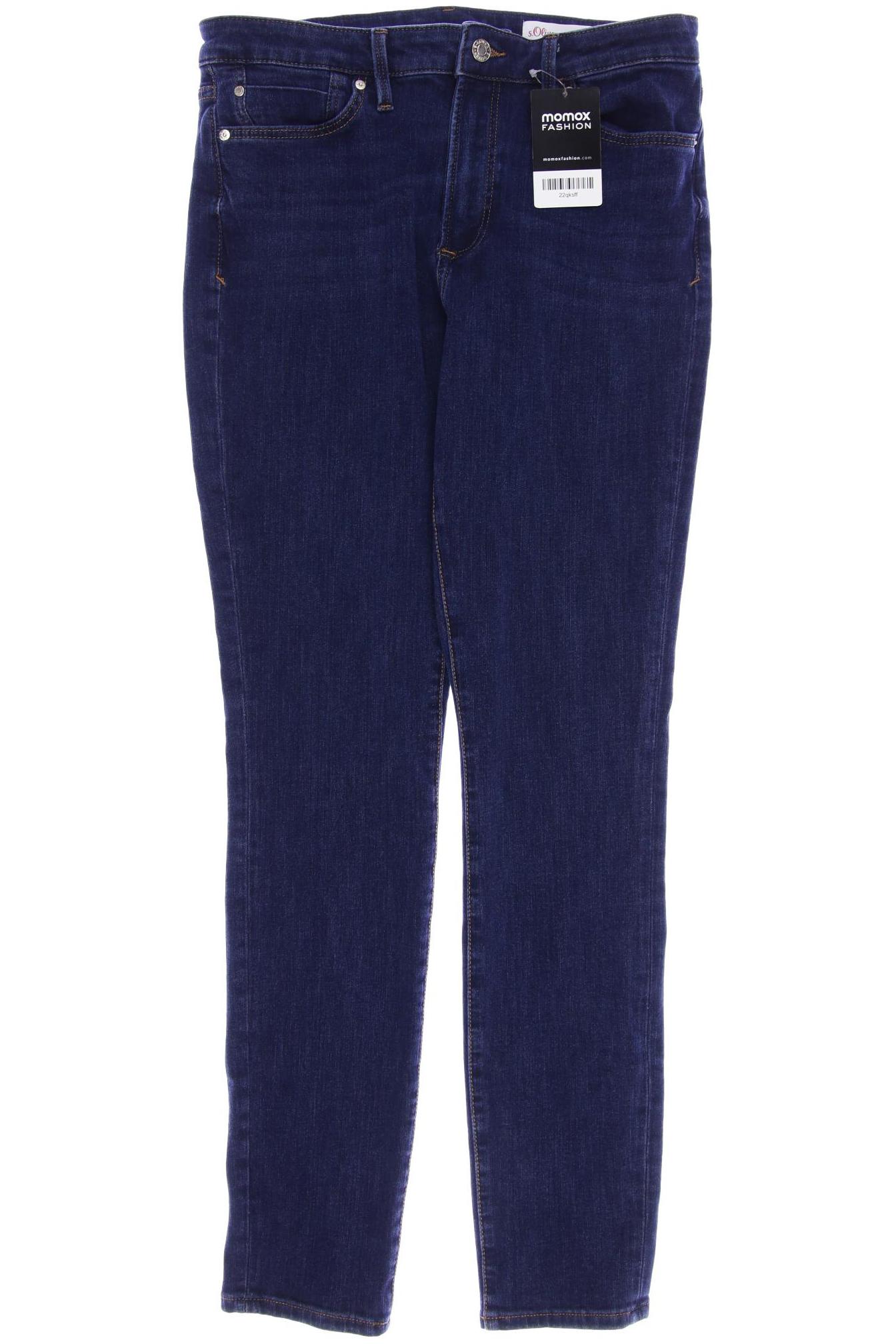 

s.Oliver Damen Jeans, marineblau