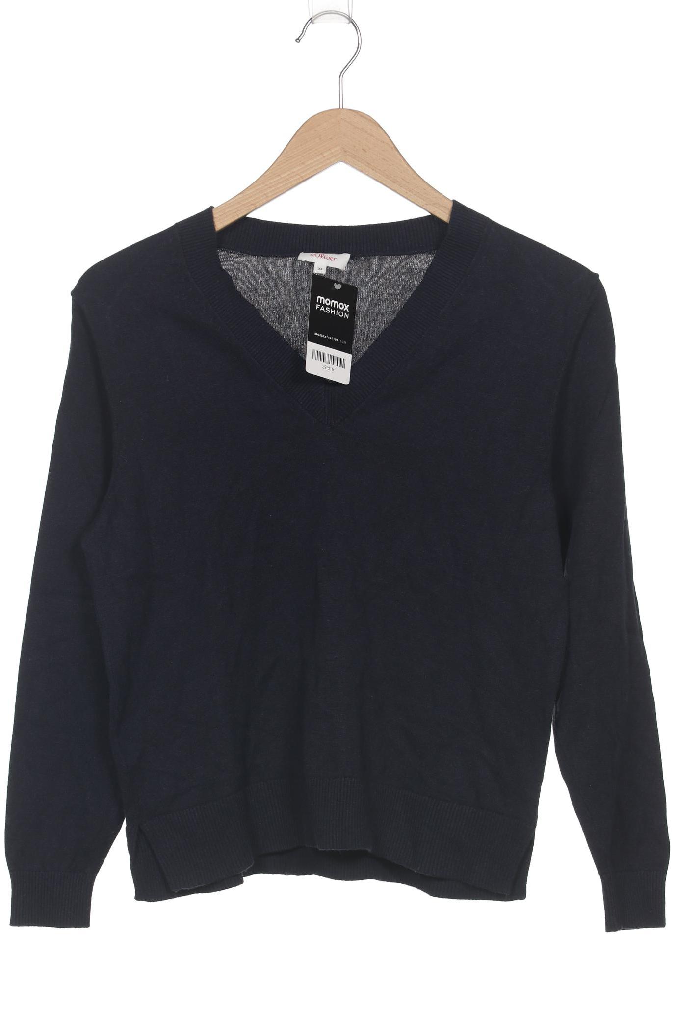 

s.Oliver Damen Pullover, marineblau, Gr. 34