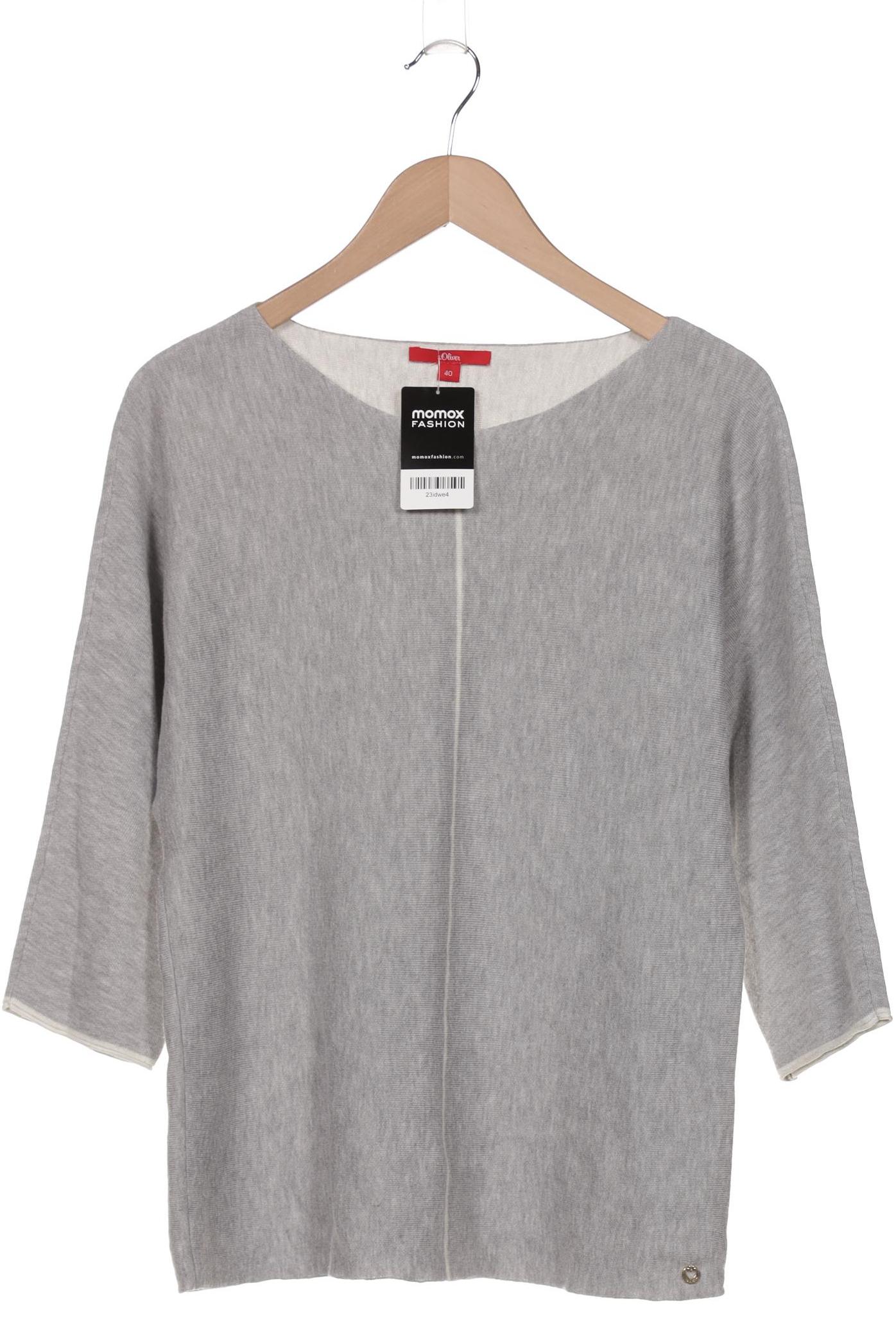 

s.Oliver Damen Pullover, grau, Gr. 40
