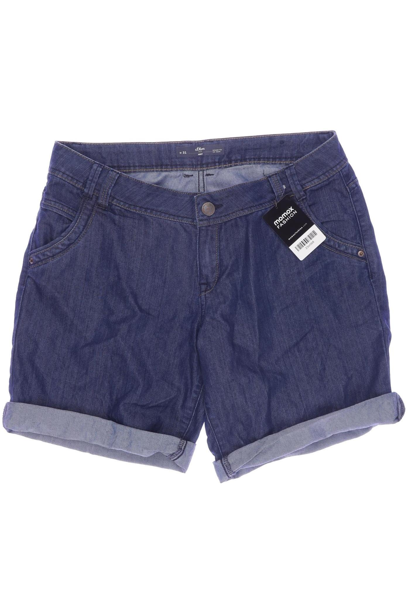

s.Oliver Damen Shorts, blau, Gr. 31