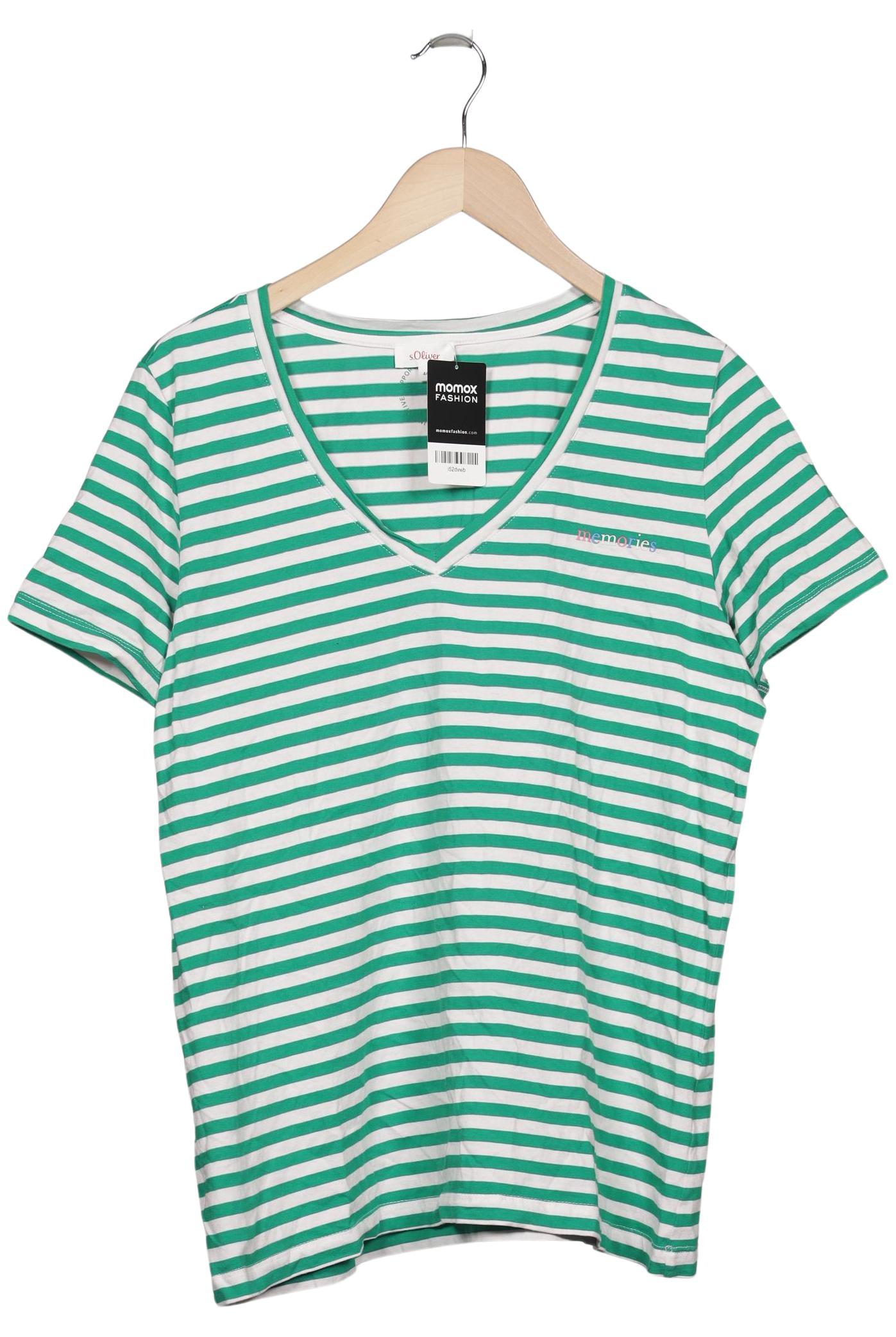 

s.Oliver Damen T-Shirt, grün, Gr. 44