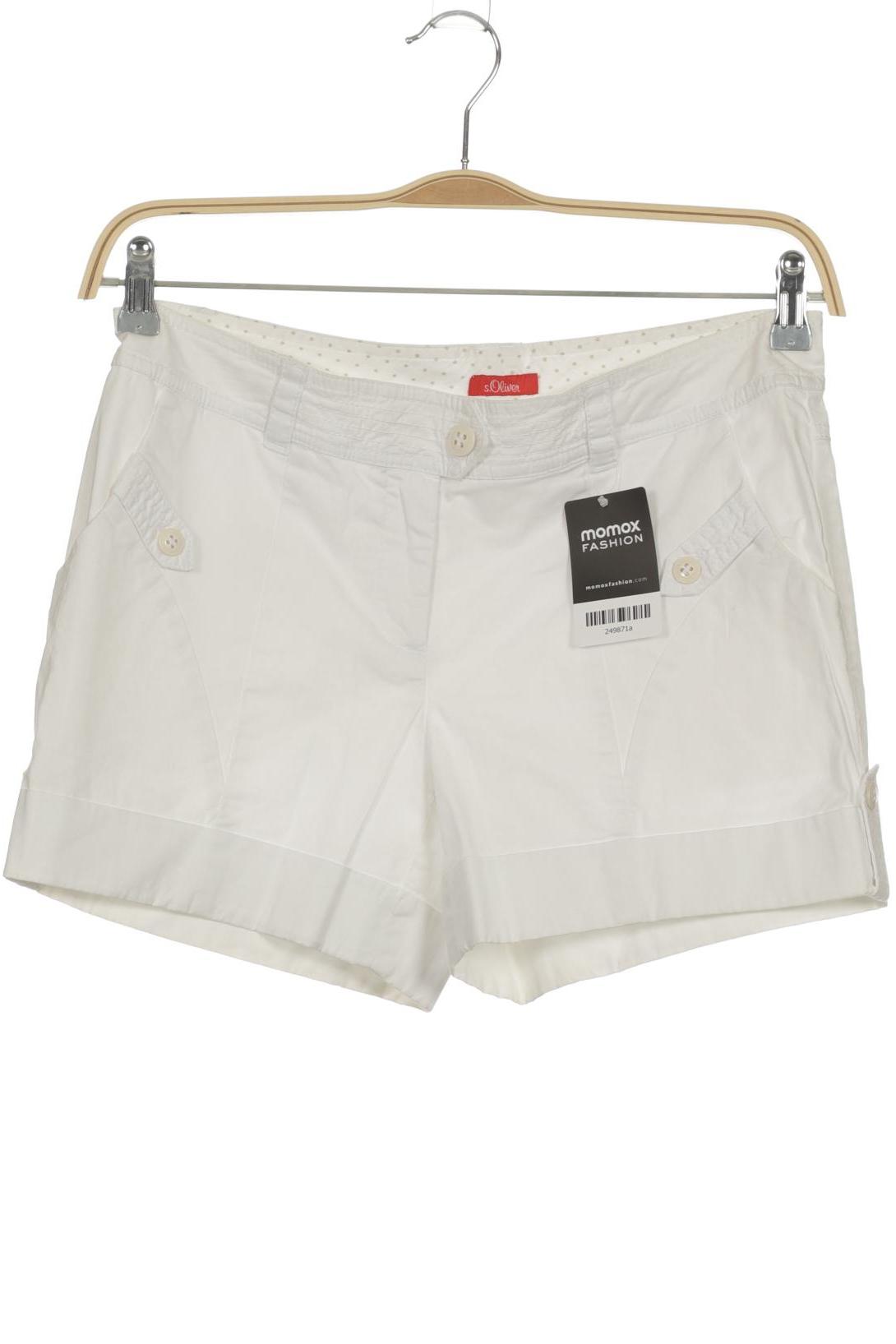 

s.Oliver Damen Shorts, weiß, Gr. 38