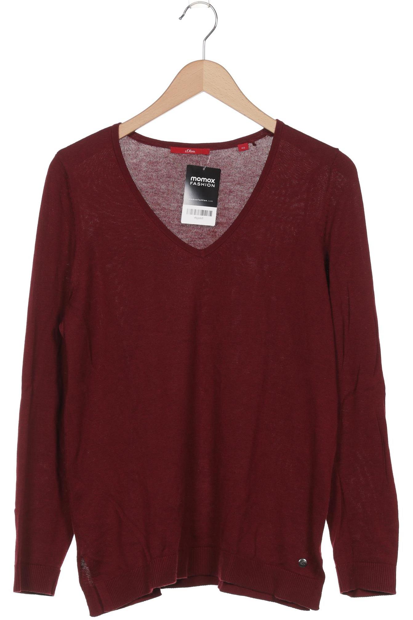 

s.Oliver Damen Pullover, bordeaux, Gr. 40
