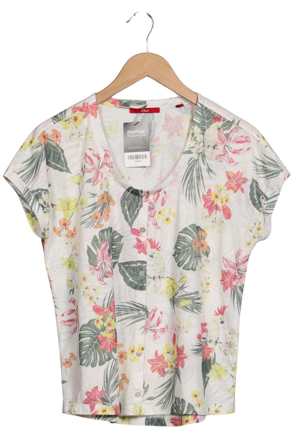 

s.Oliver Damen T-Shirt, weiß, Gr. 40