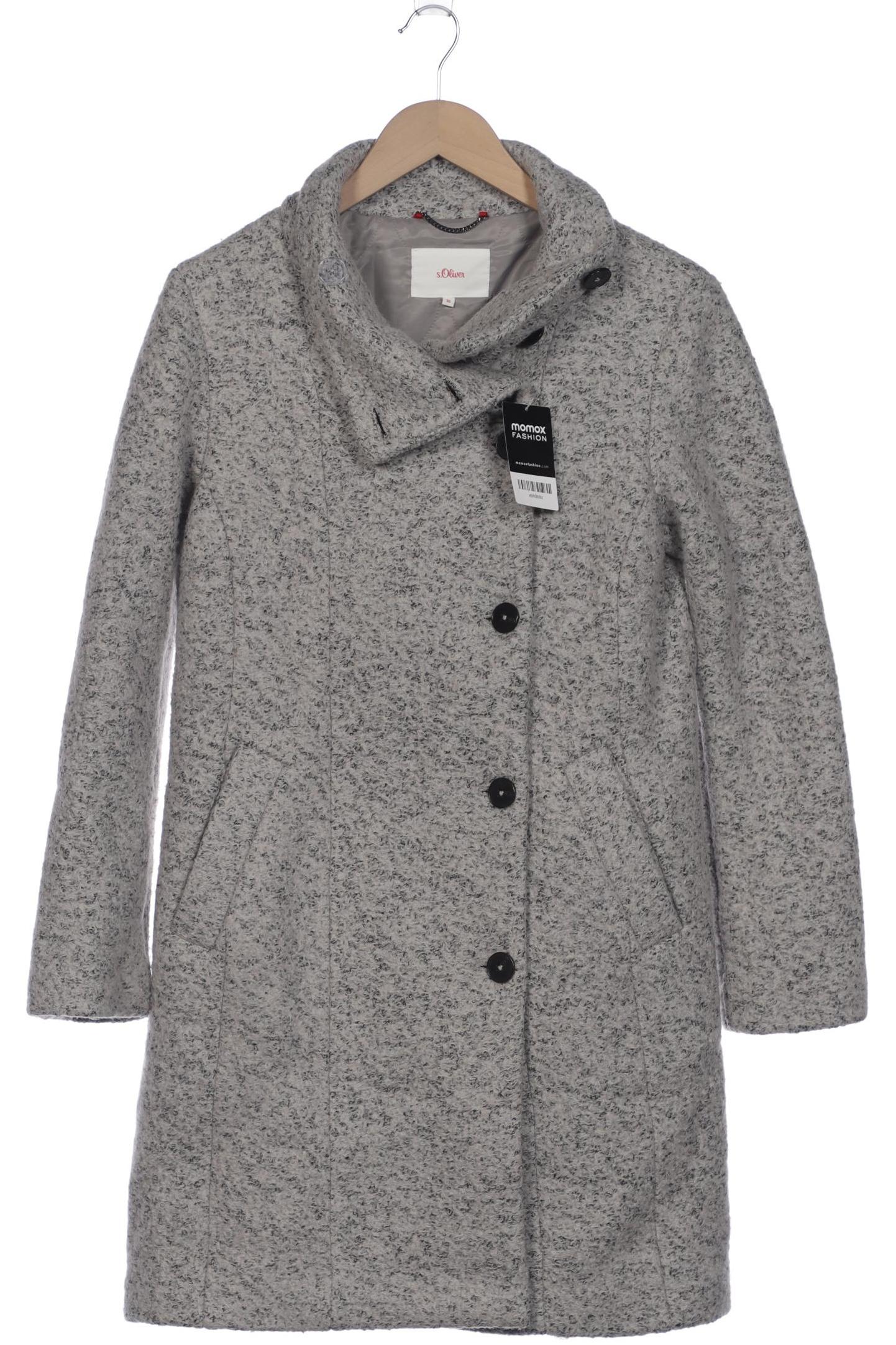 

s.Oliver Damen Mantel, grau, Gr. 36