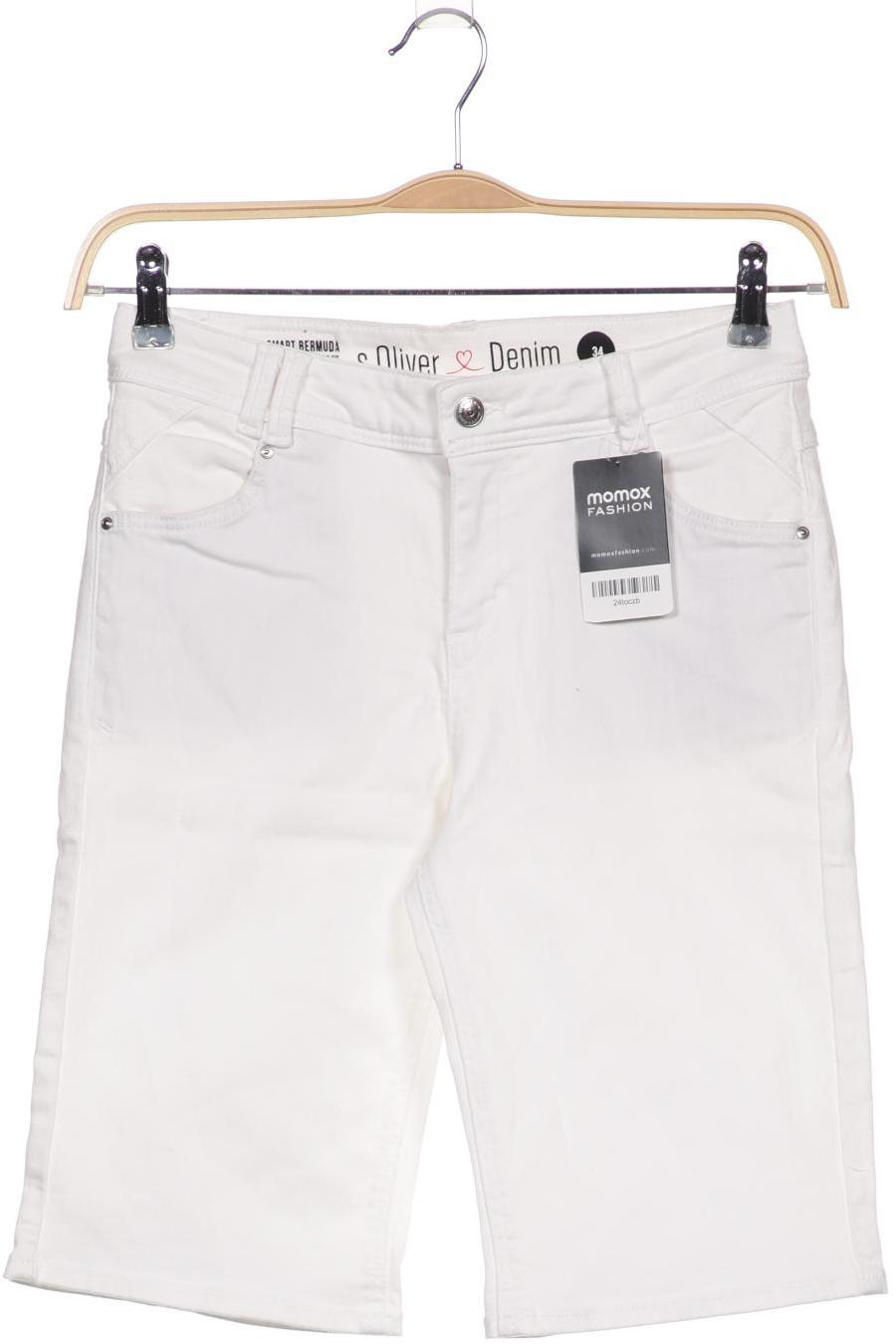 

s.Oliver Damen Jeans, weiß