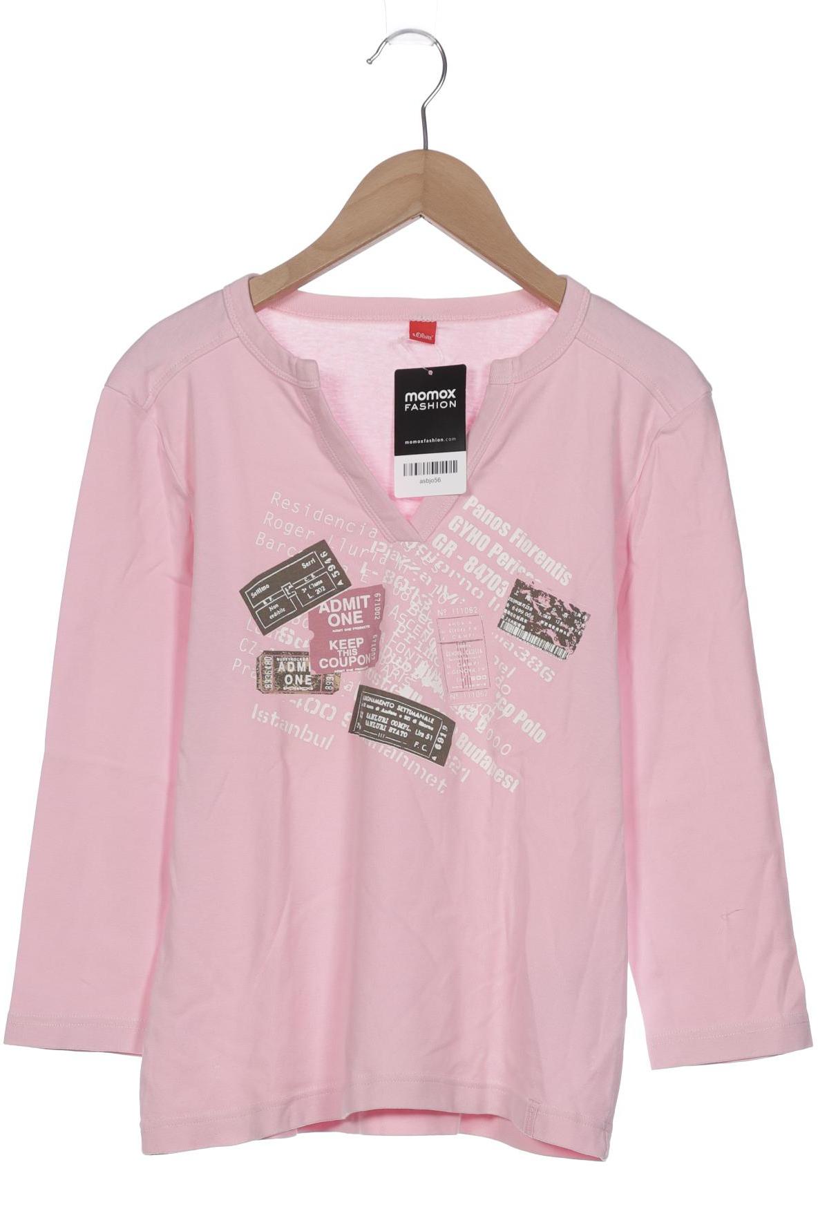 

s.Oliver Damen Langarmshirt, pink, Gr. 38