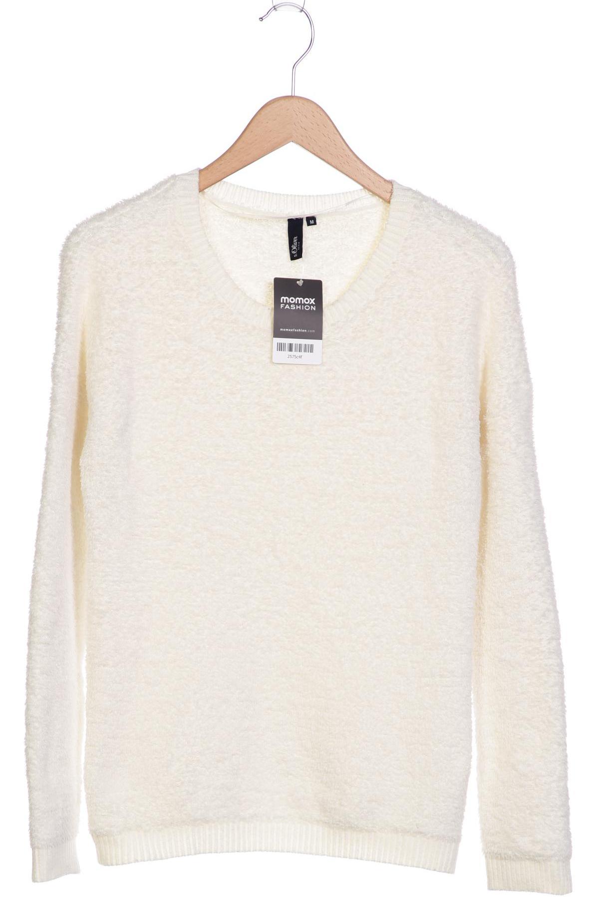 

s.Oliver Damen Pullover, weiß, Gr. 38