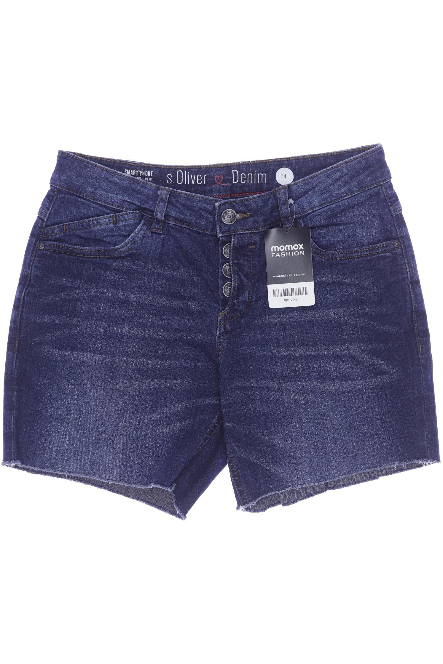 

s.Oliver Damen Shorts, blau, Gr. 34