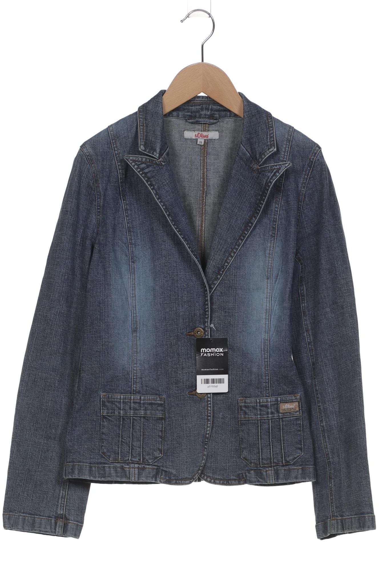 

s.Oliver Damen Jacke, blau, Gr. 36