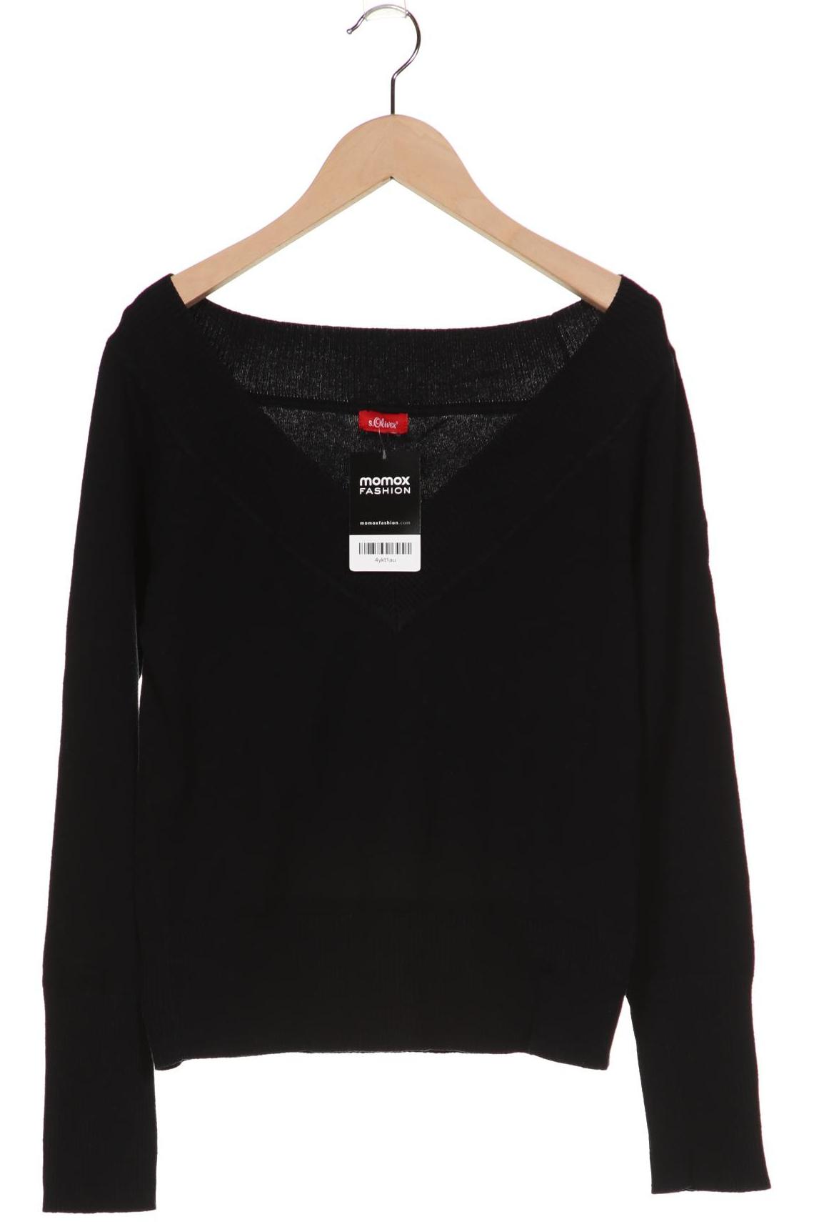 

s.Oliver Damen Pullover, schwarz, Gr. 36