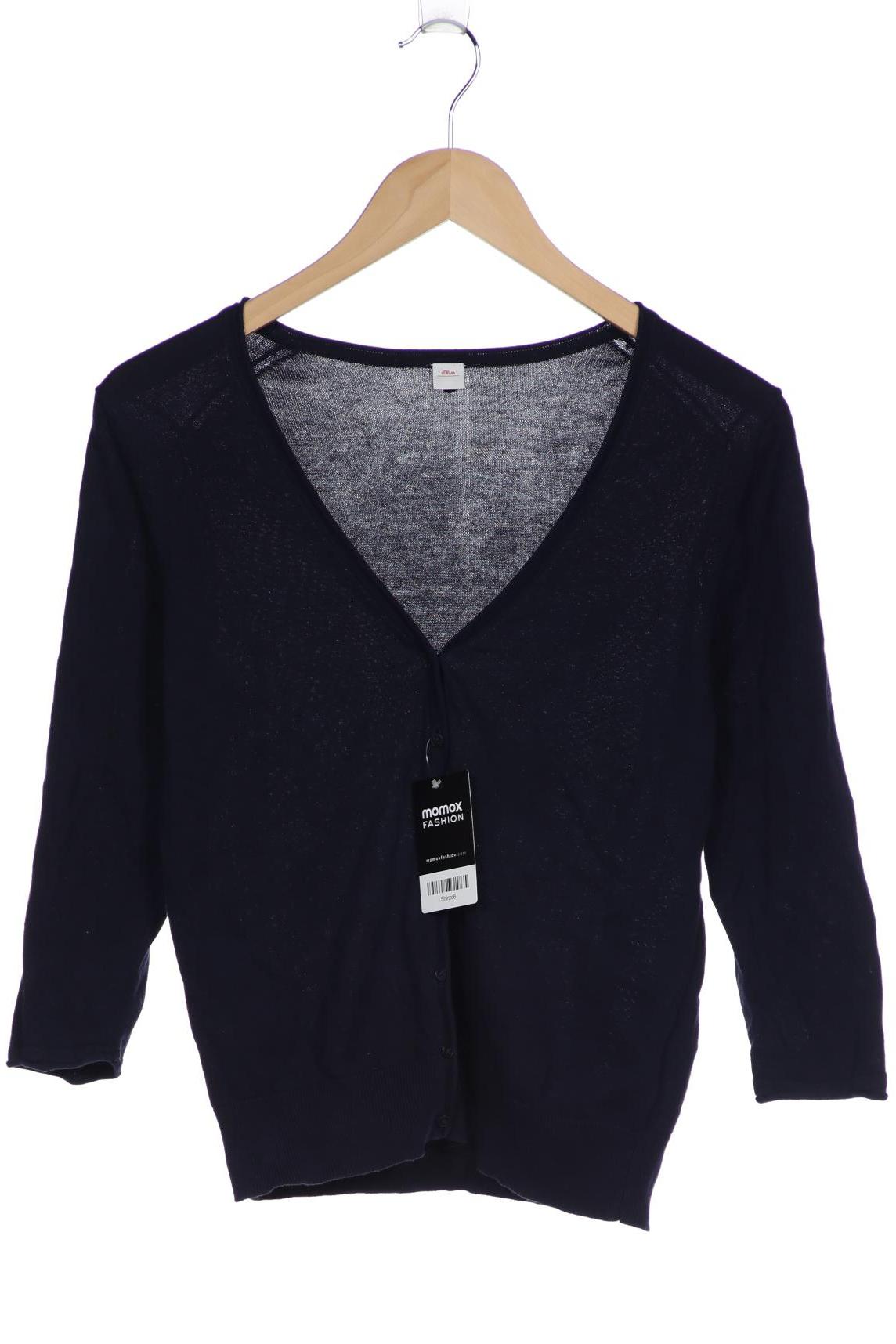

s.Oliver Damen Strickjacke, marineblau, Gr. 36