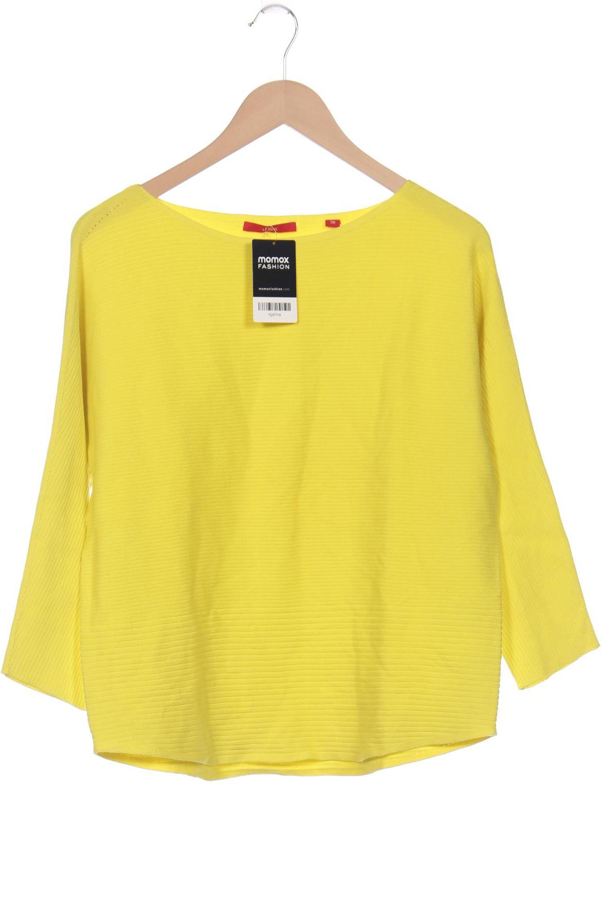 

s.Oliver Damen Pullover, gelb, Gr. 38