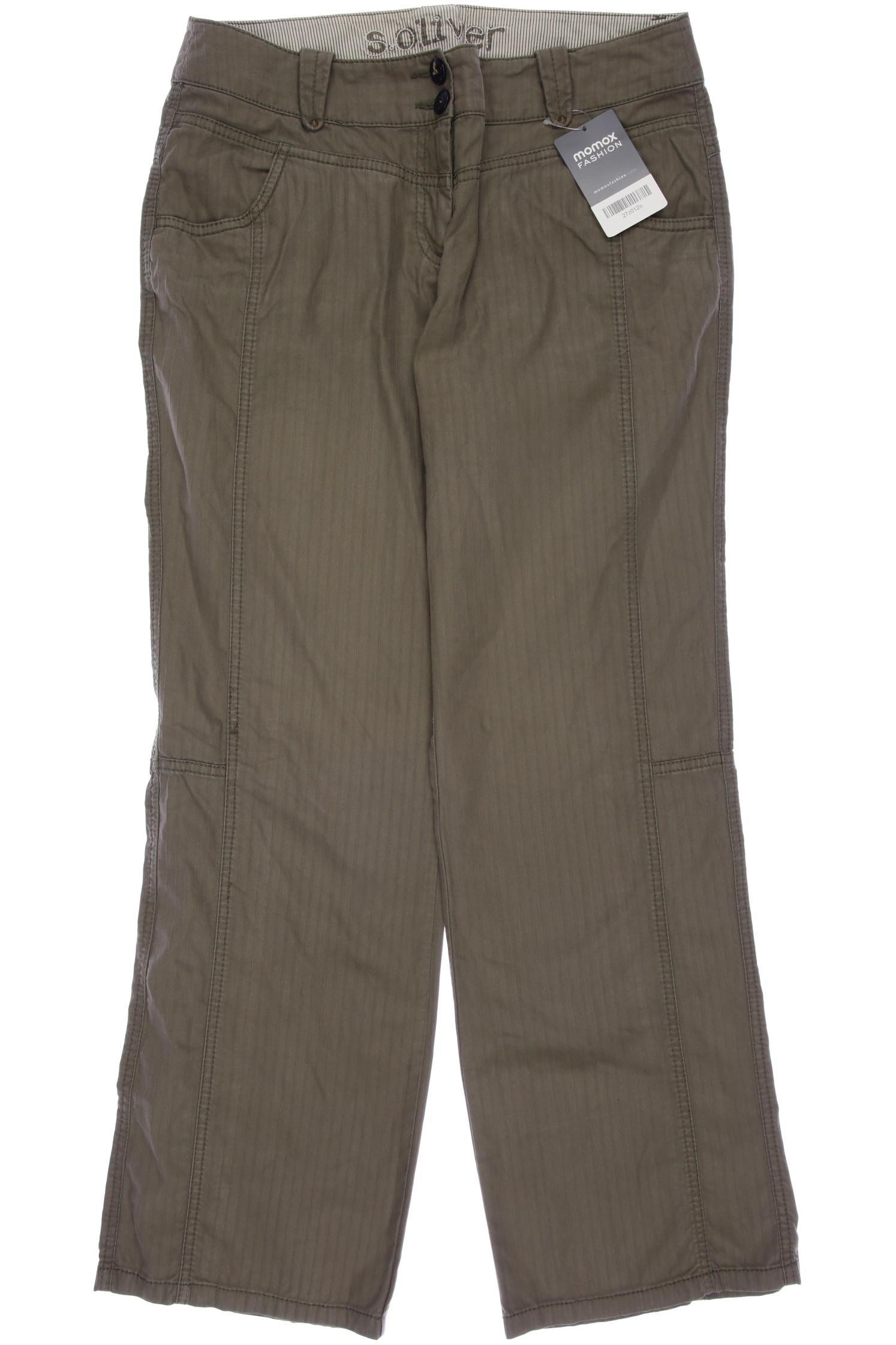 

s.Oliver Damen Stoffhose, grün, Gr. 32