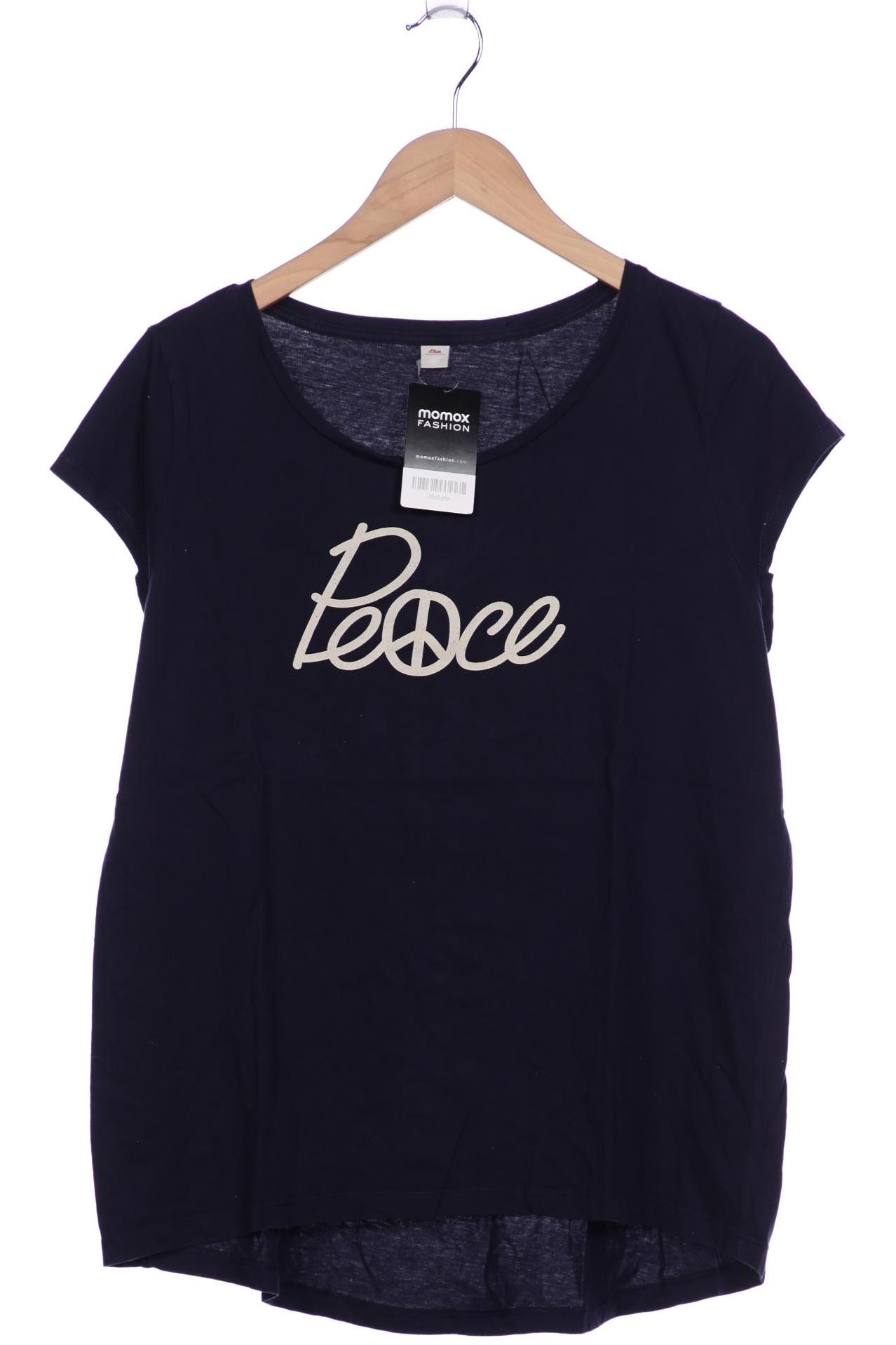 

s.Oliver Damen T-Shirt, marineblau, Gr. 44