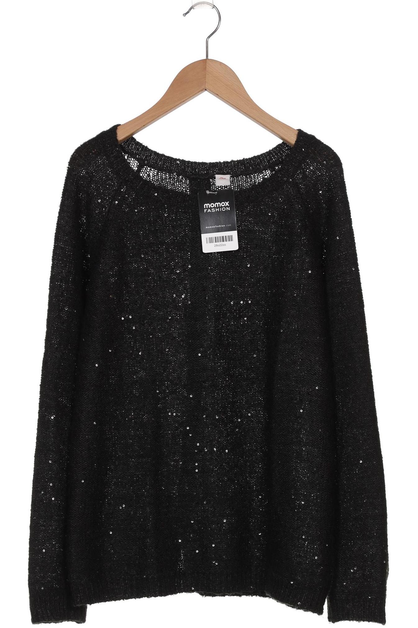 

s.Oliver Damen Pullover, schwarz, Gr. 40