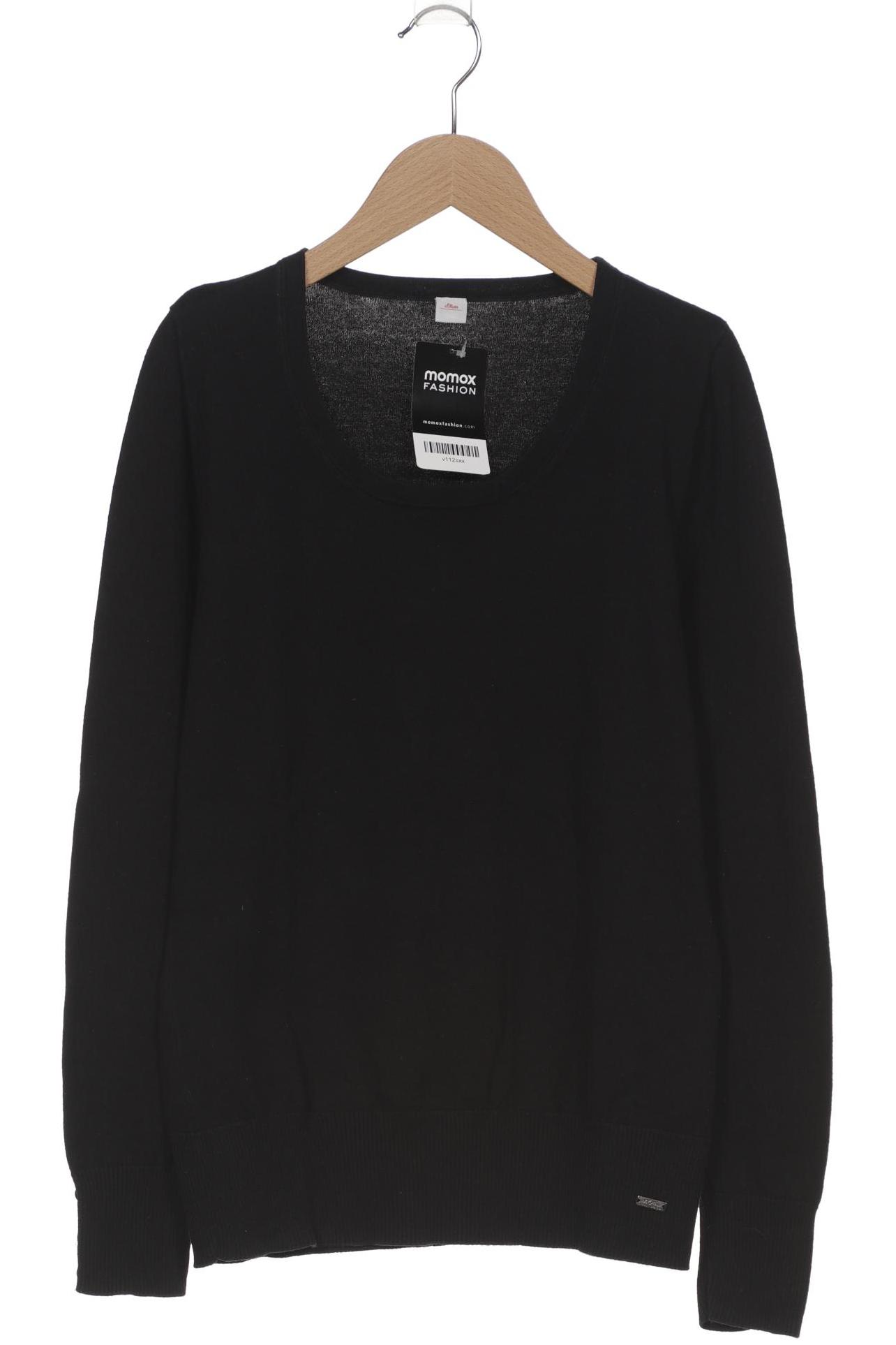 

s.Oliver Damen Pullover, schwarz, Gr. 38