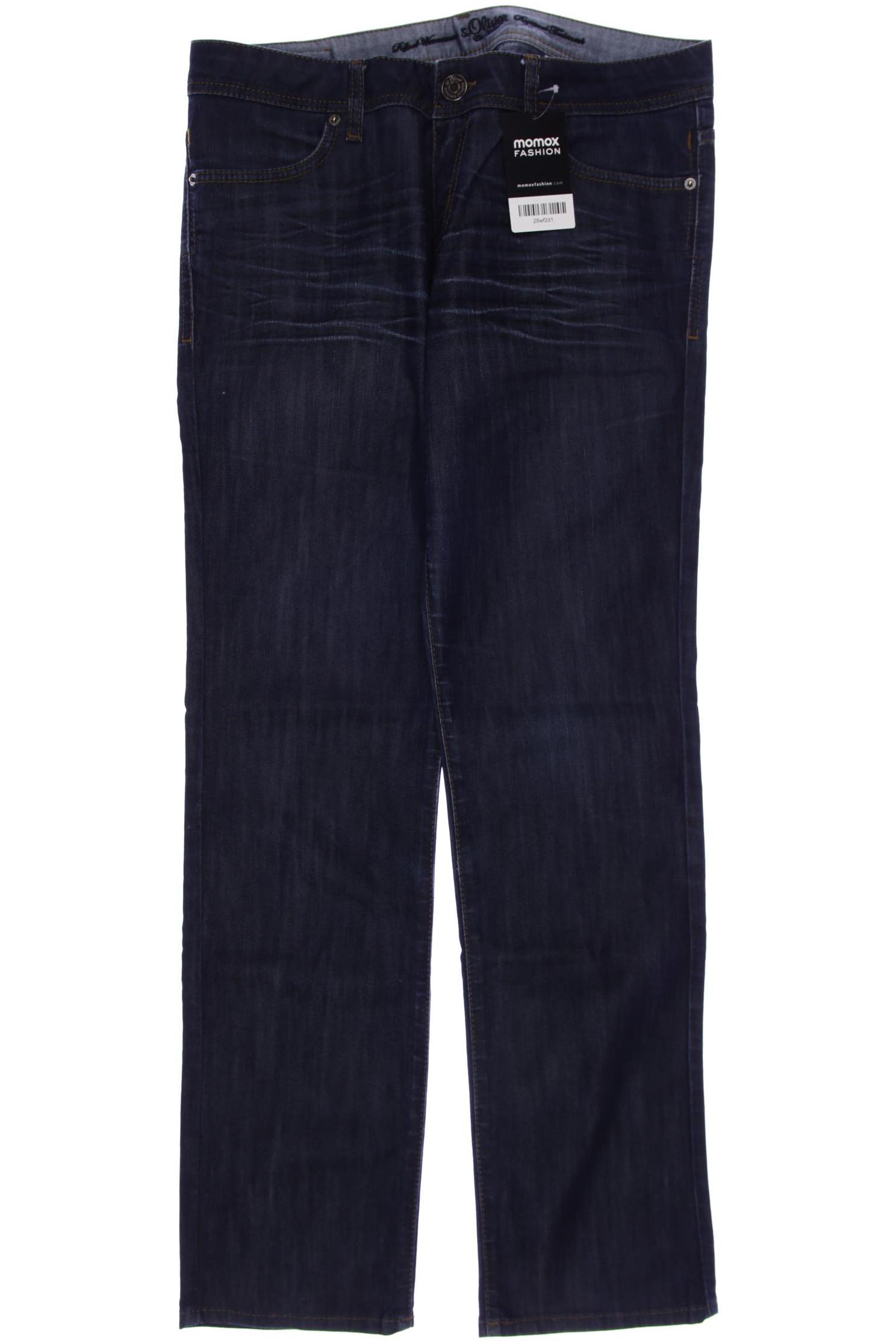 

s.Oliver Damen Jeans, marineblau