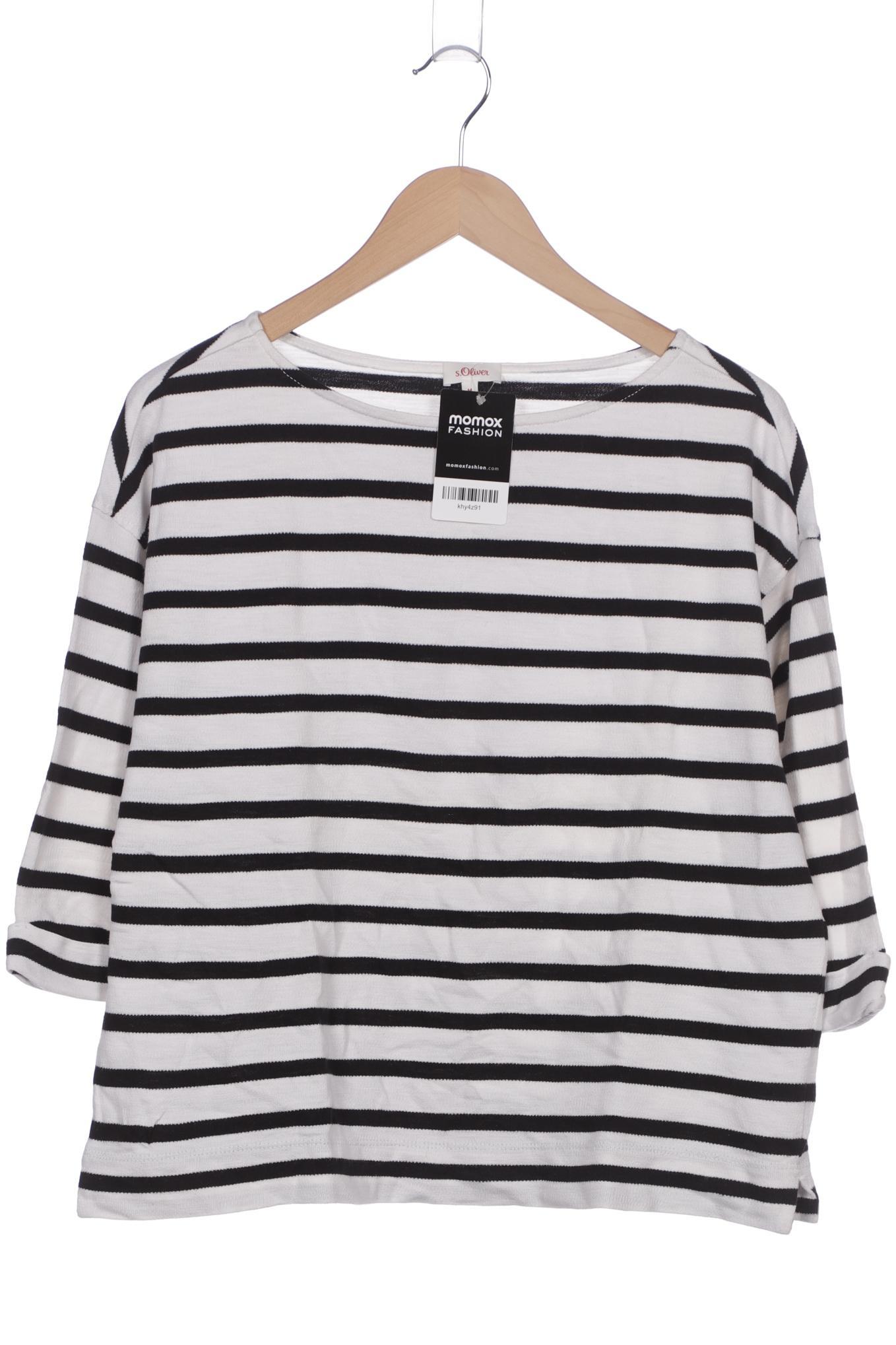 

s.Oliver Damen Langarmshirt, schwarz, Gr. 38