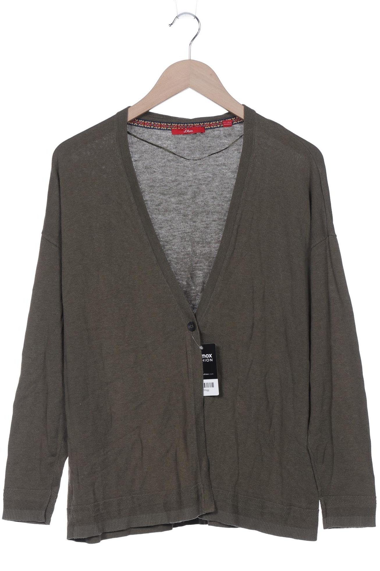 

s.Oliver Damen Strickjacke, grün, Gr. 42