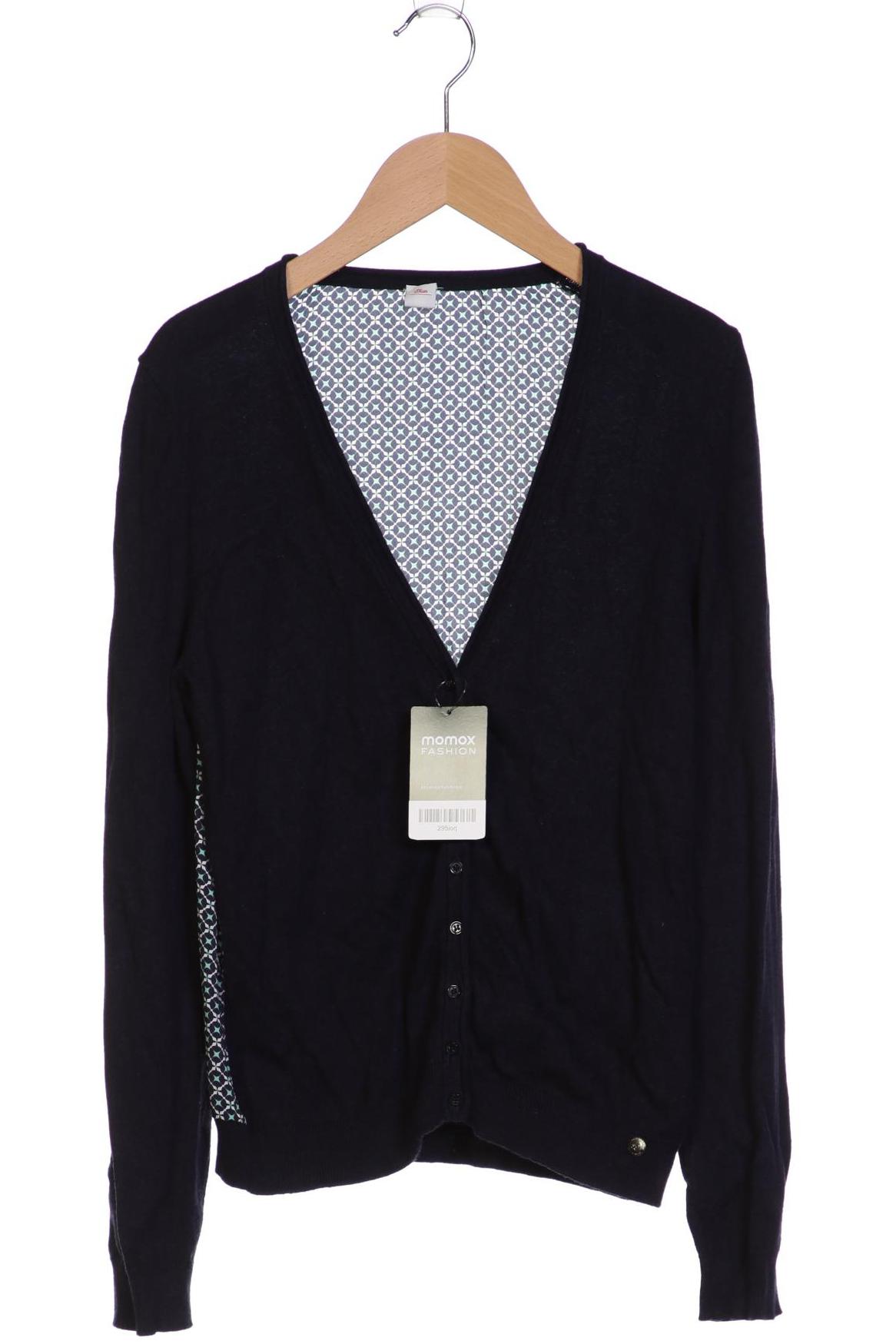 

s.Oliver Damen Strickjacke, marineblau, Gr. 34