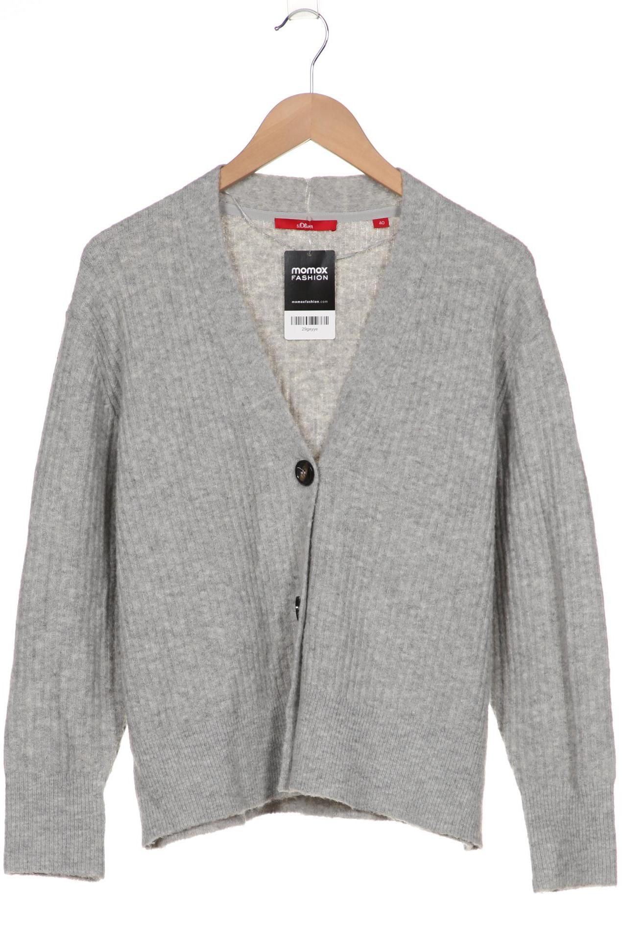

s.Oliver Damen Strickjacke, grau
