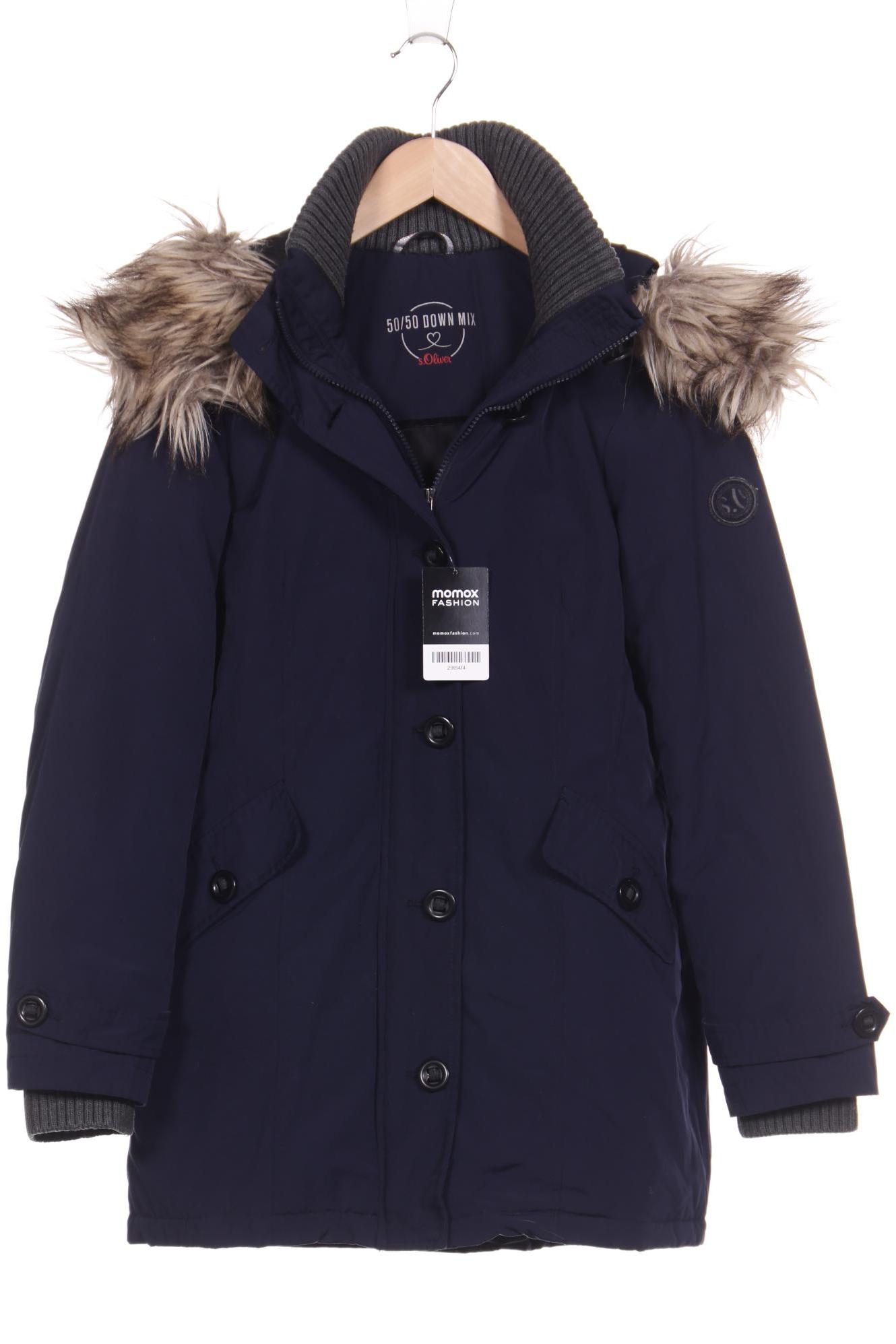 

s.Oliver Damen Mantel, marineblau, Gr. 36